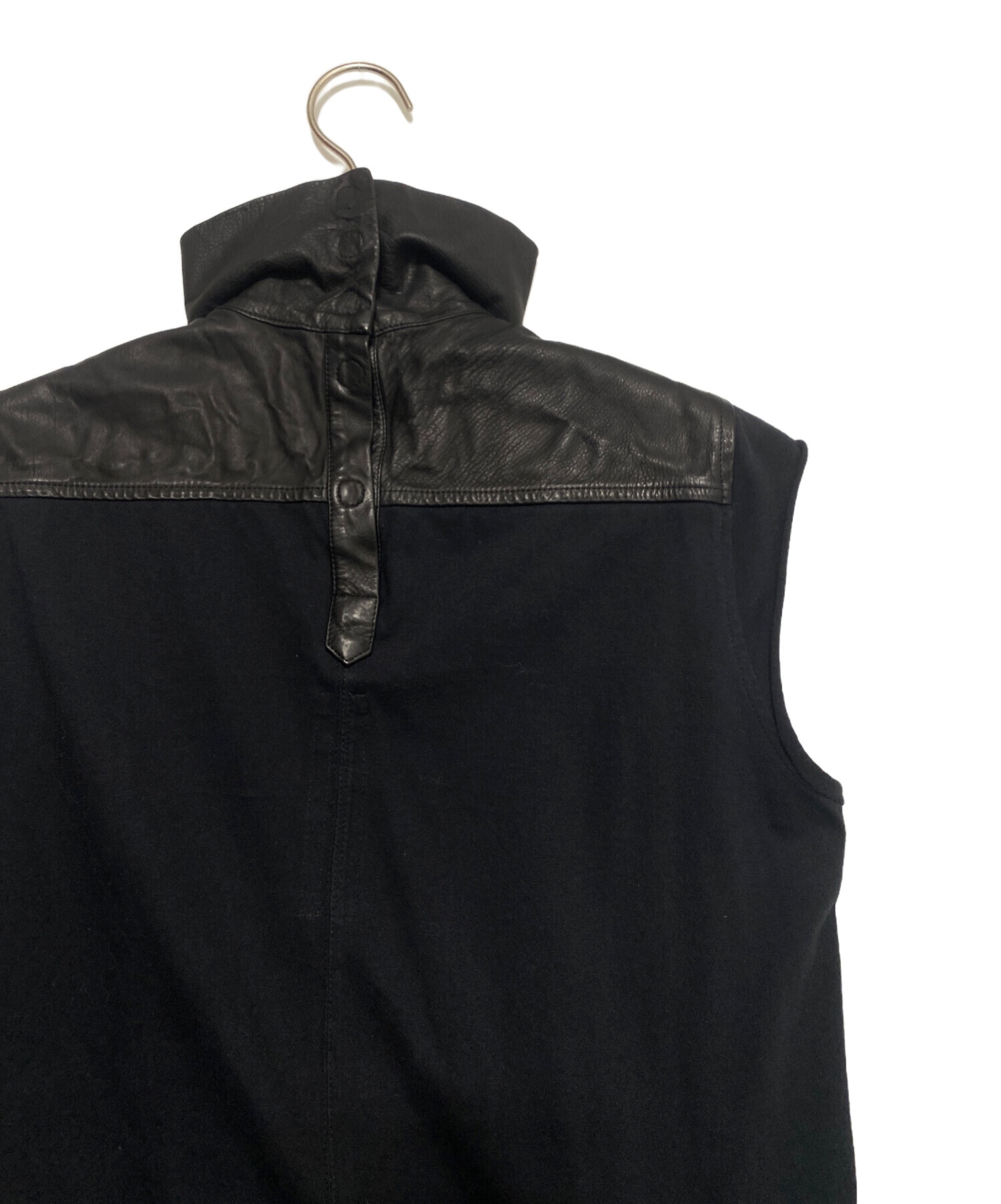 中古・古着通販】RICK OWENS (リックオウエンス) レザー切り替え