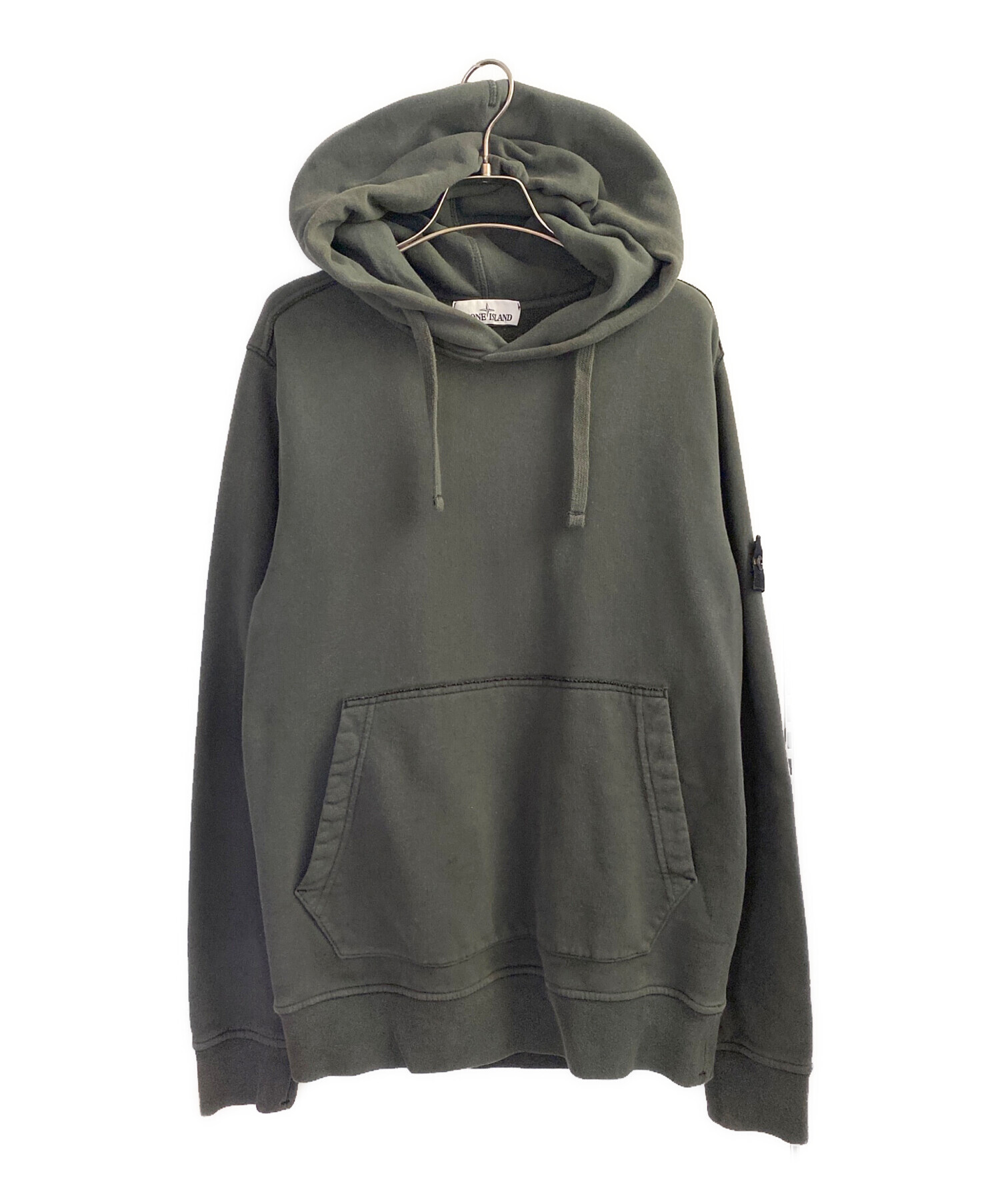 中古・古着通販】STONE ISLAND (ストーンアイランド) パーカー カーキ 
