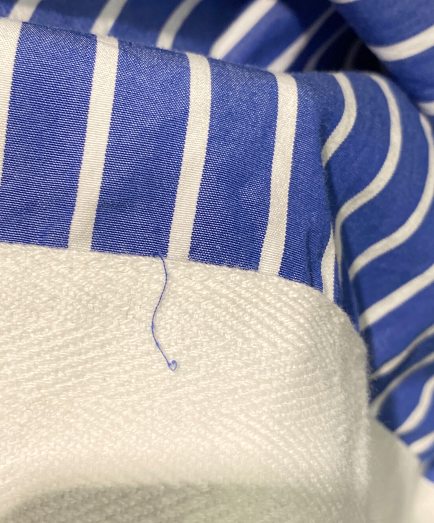中古・古着通販】sacai (サカイ) COTTON POPLIN SHIRT ブルー サイズ:3