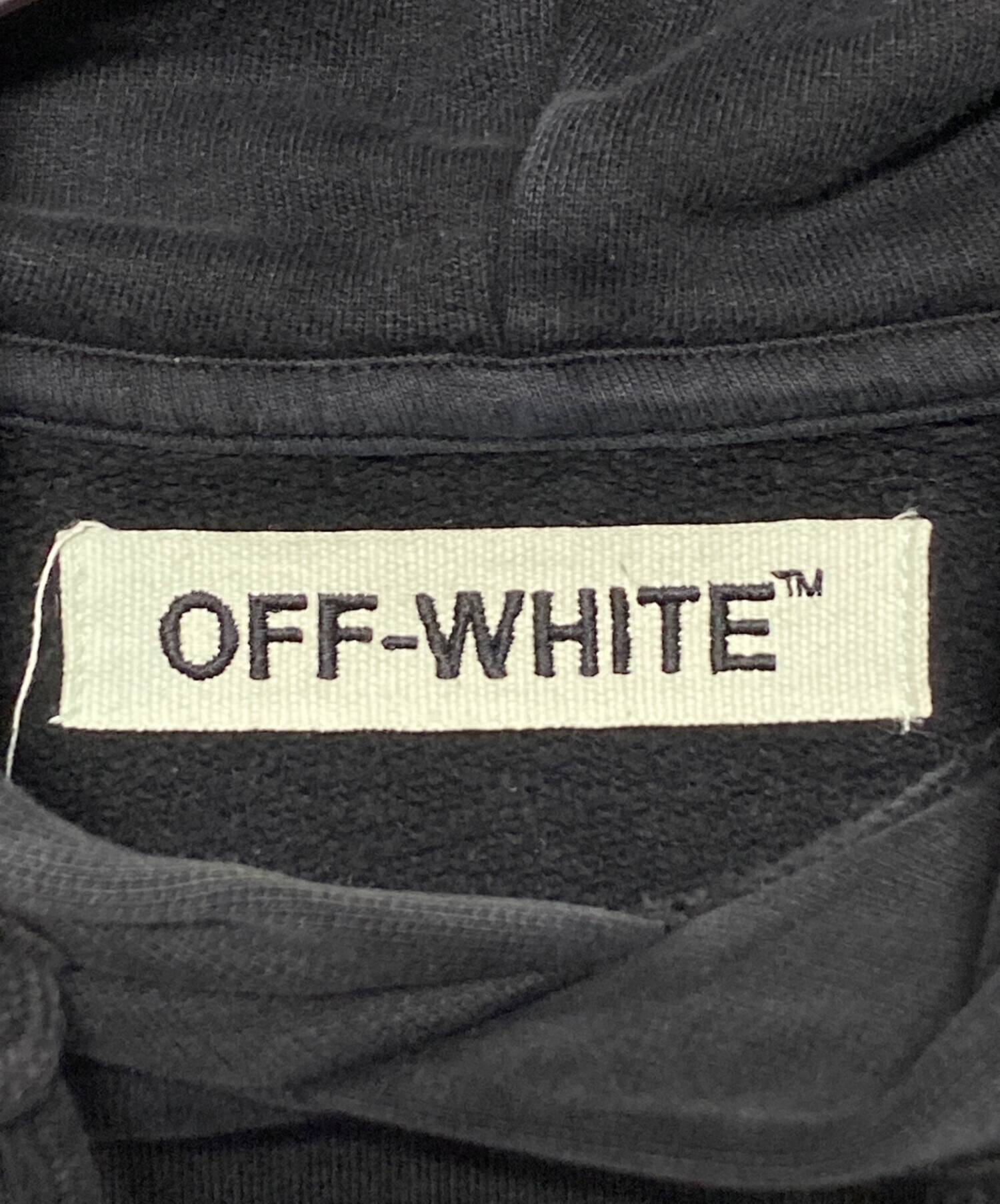 中古・古着通販】OFFWHITE (オフホワイト) バイアスロゴパーカー