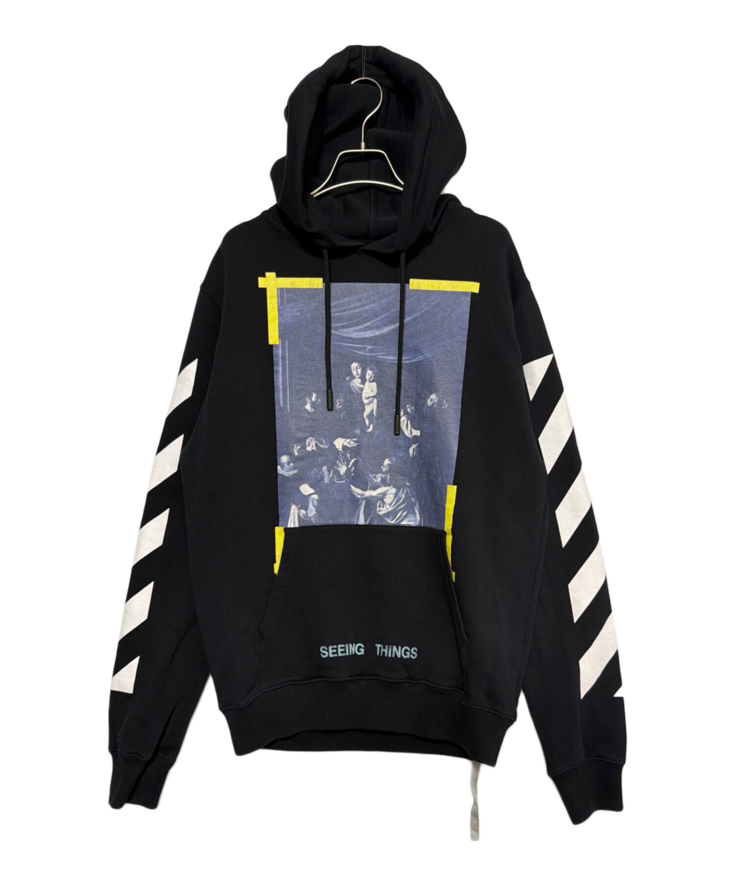 中古・古着通販】OFFWHITE (オフホワイト) DIAG CARAVAGGIO HOODIE