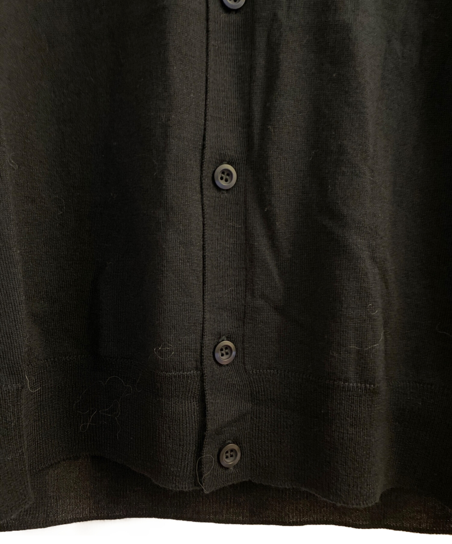 中古・古着通販】PRADA (プラダ) Vネックカーディガン ネイビー サイズ