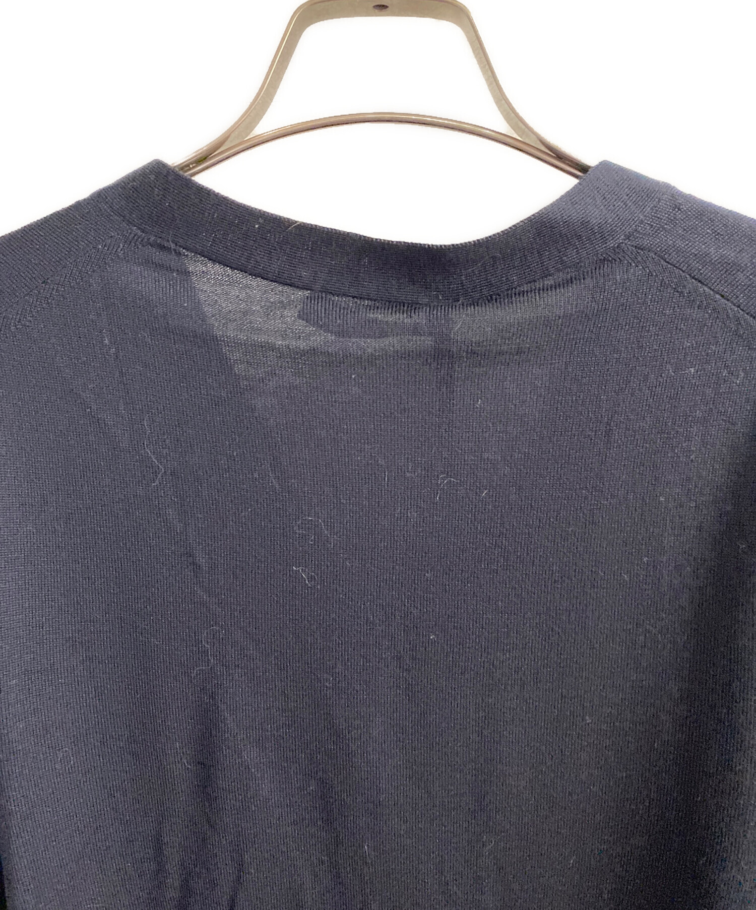 中古・古着通販】PRADA (プラダ) Vネックカーディガン ネイビー サイズ