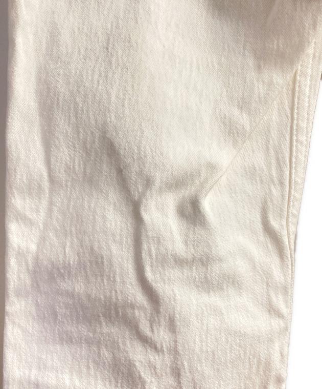 中古・古着通販】Chloe (クロエ) フリンジデニムパンツ ホワイト