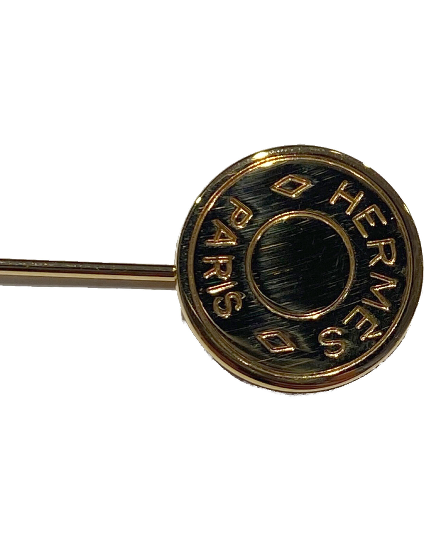 中古・古着通販】HERMES (エルメス) セリエピンブローチ ゴールド
