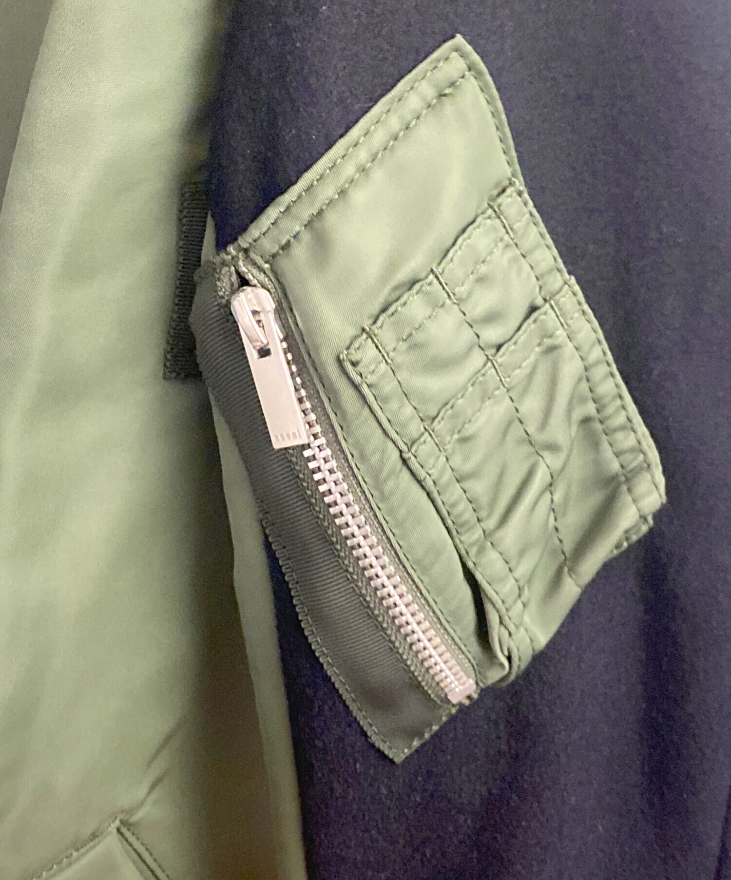 中古・古着通販】sacai (サカイ) MA-1 ダブルジャケット ドッキング