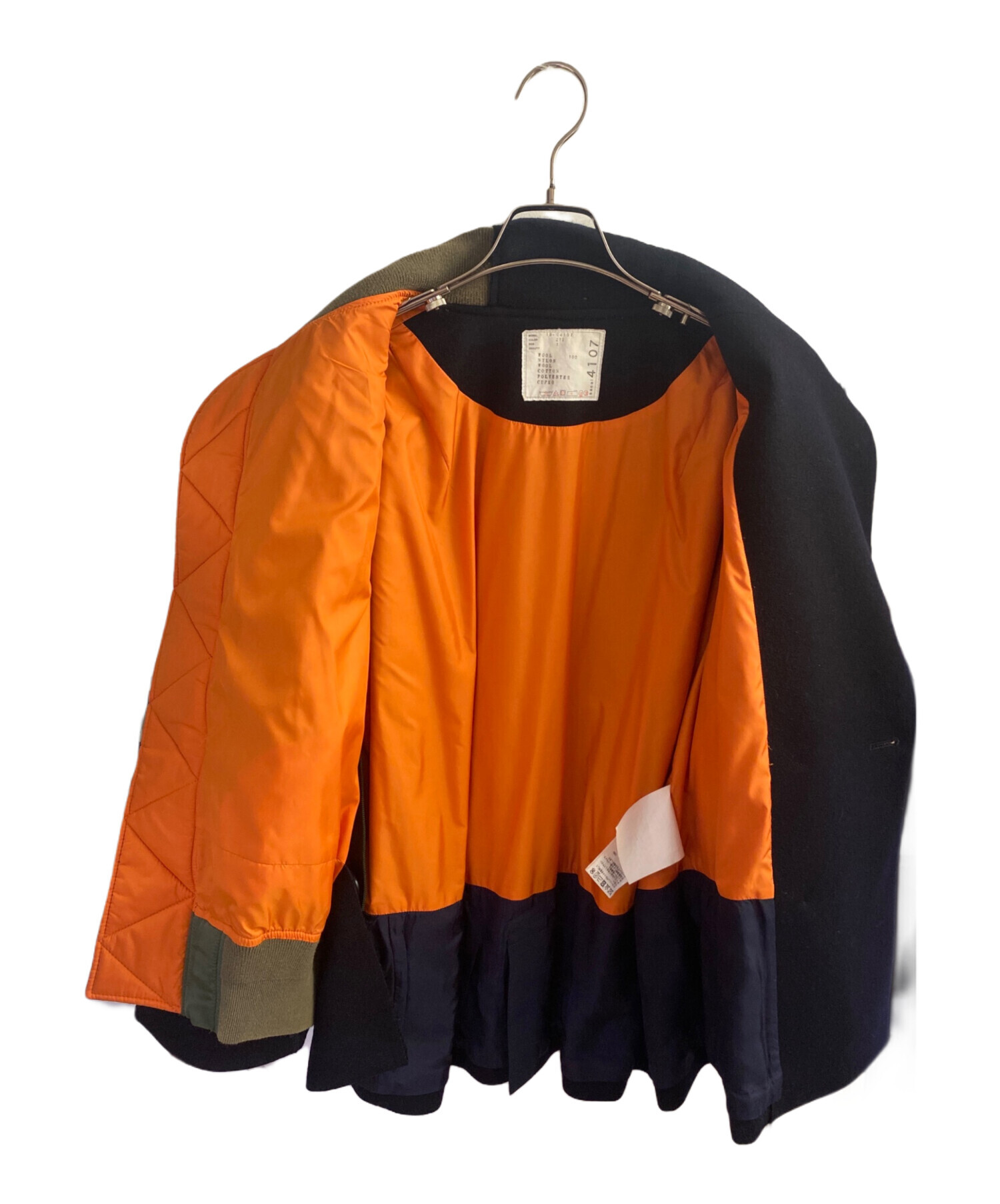 中古・古着通販】sacai (サカイ) MA-1 ダブルジャケット ドッキング