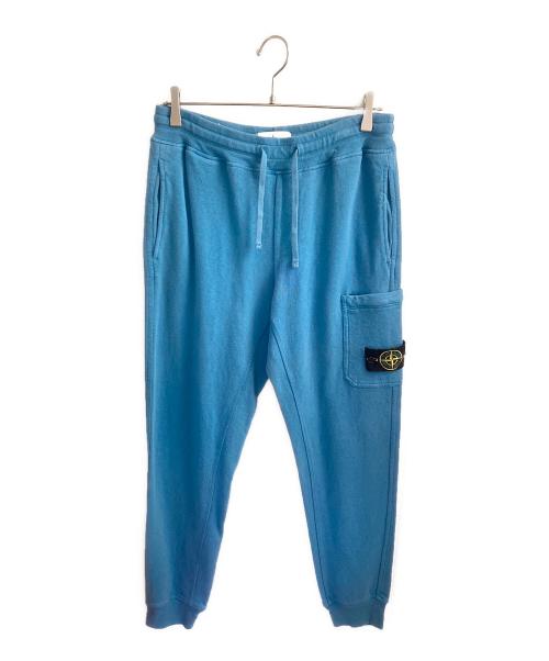Stone  スウェットパンツ ライトブルー M ワッペン付き 中古・古着通販】STONE ISLAND (ストーンアイランド) スウェットパンツ