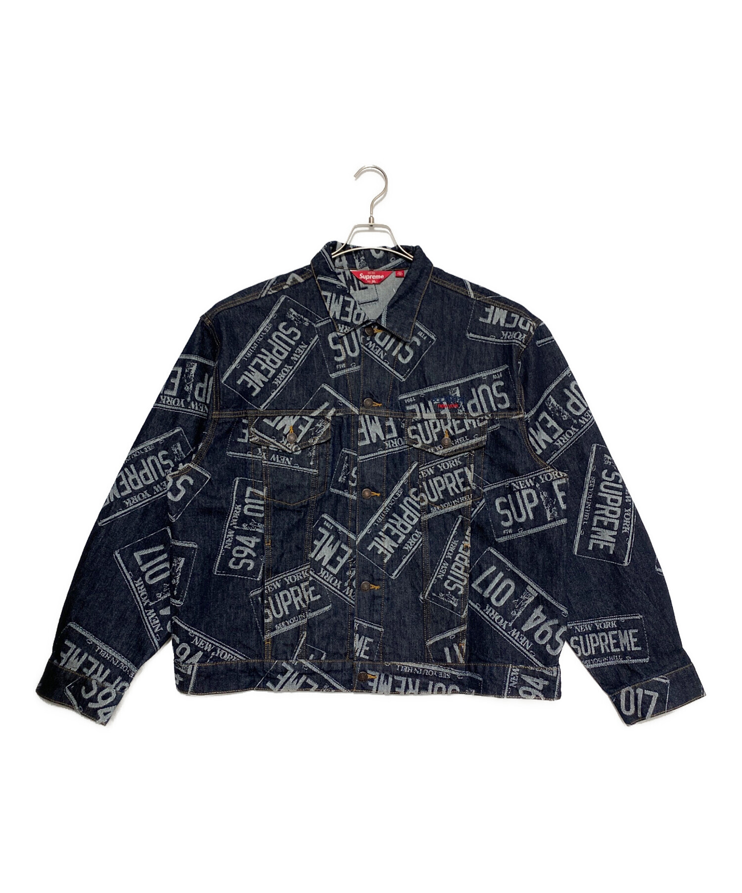 supreme シュプリーム デニム パーカー ジャケット　XL 中古・古着通販】SUPREME (シュプリーム) デニムジャケット インディゴ