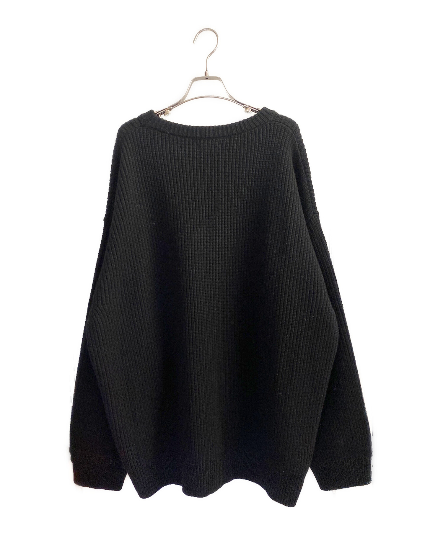 中古・古着通販】CELINE (セリーヌ) ロゴパッチオーバーサイズニット
