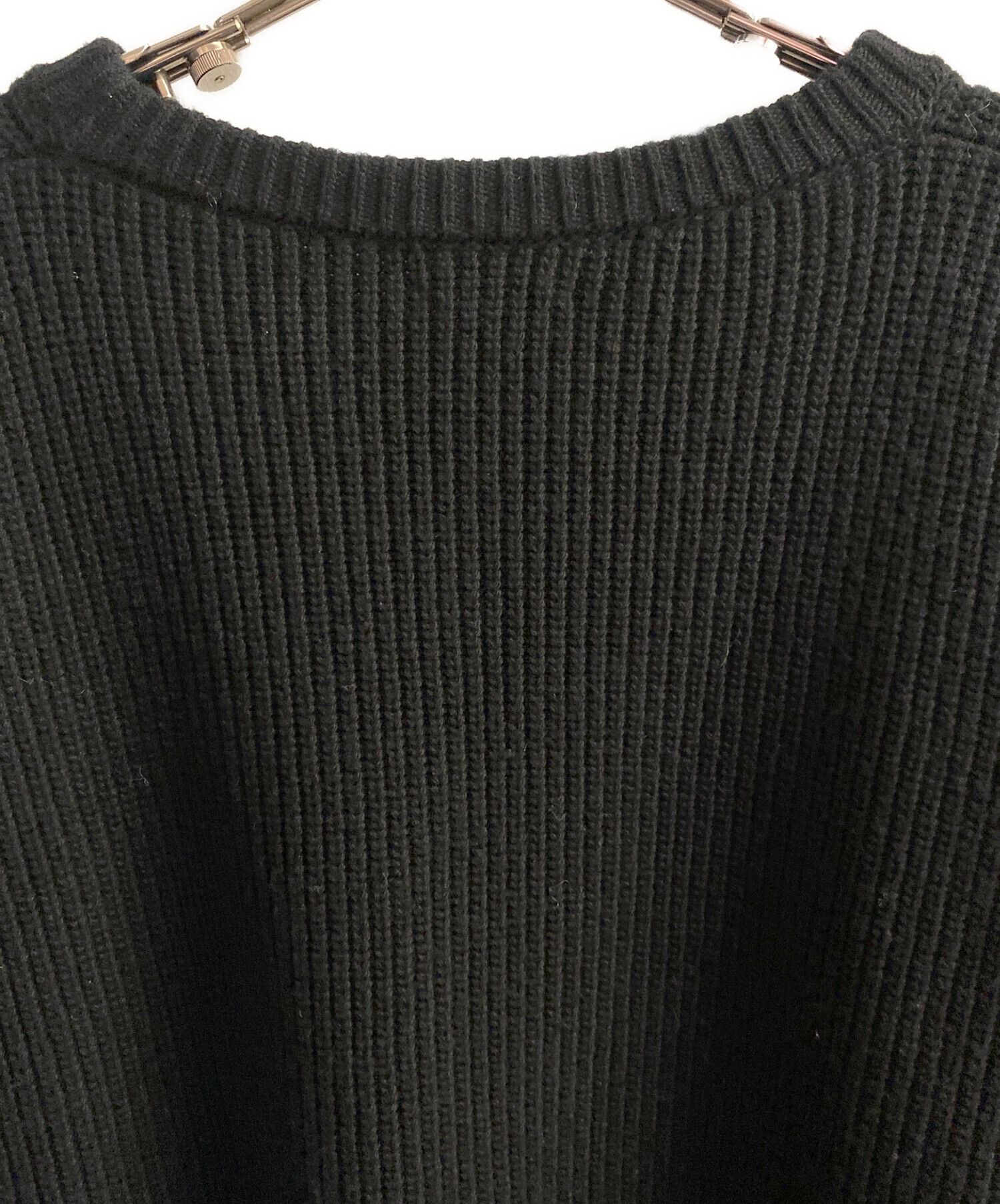 中古・古着通販】CELINE (セリーヌ) ロゴパッチオーバーサイズニット