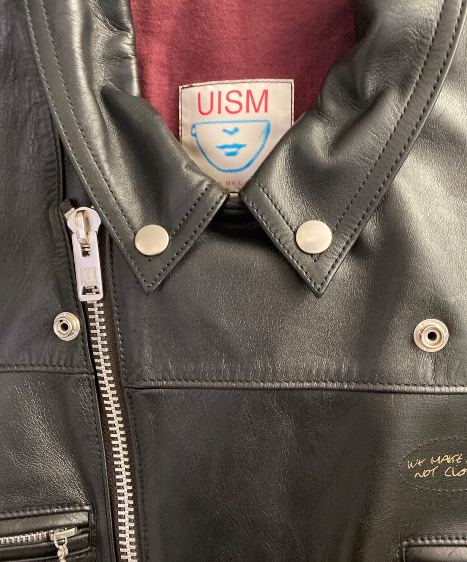アンダーカバー　ライダースジャケット　3 中古・古着通販】UNDERCOVER (アンダーカバー) BASICレザーライダース