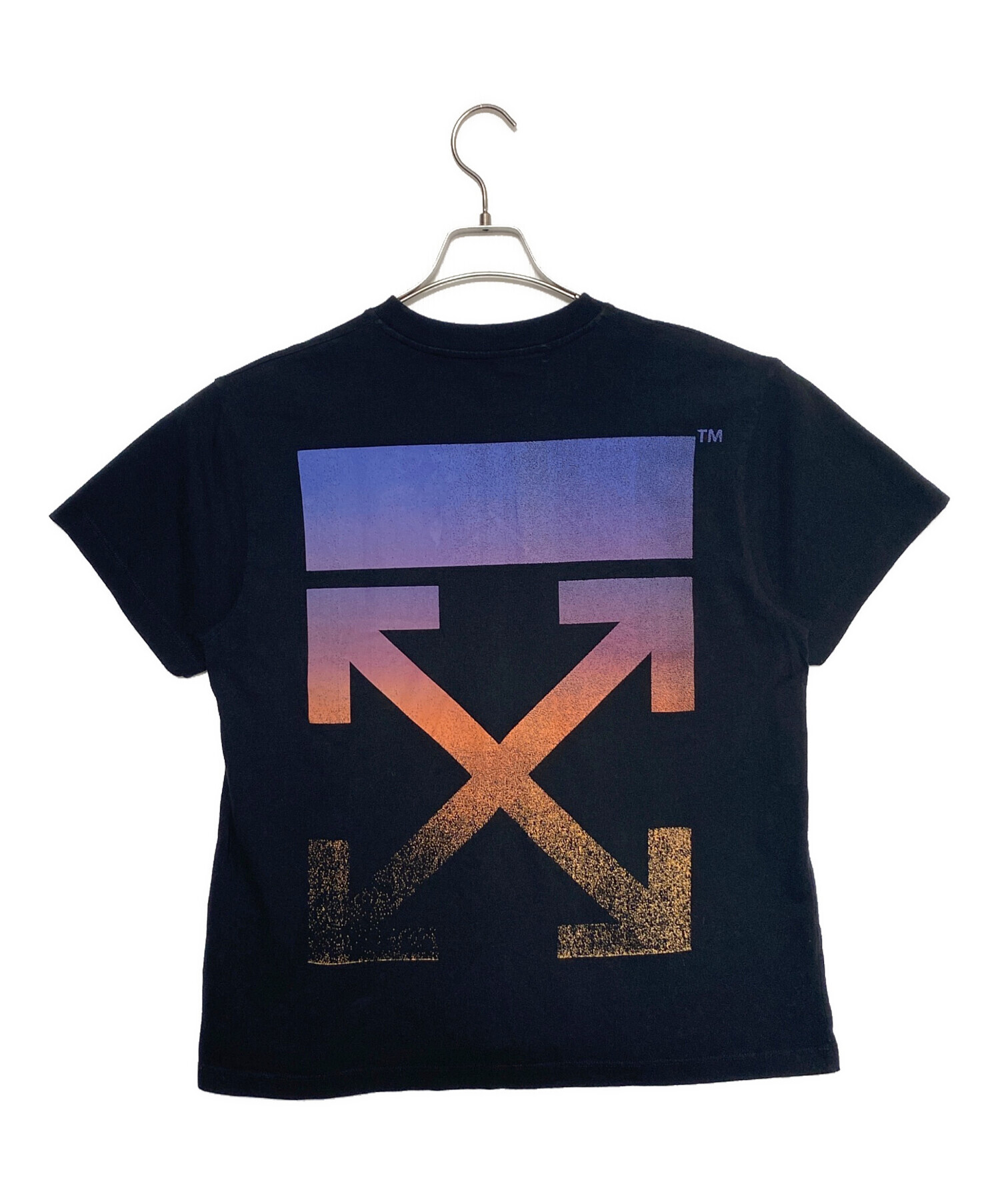 中古・古着通販】OFFWHITE (オフホワイト) グラデーションアローロゴT 