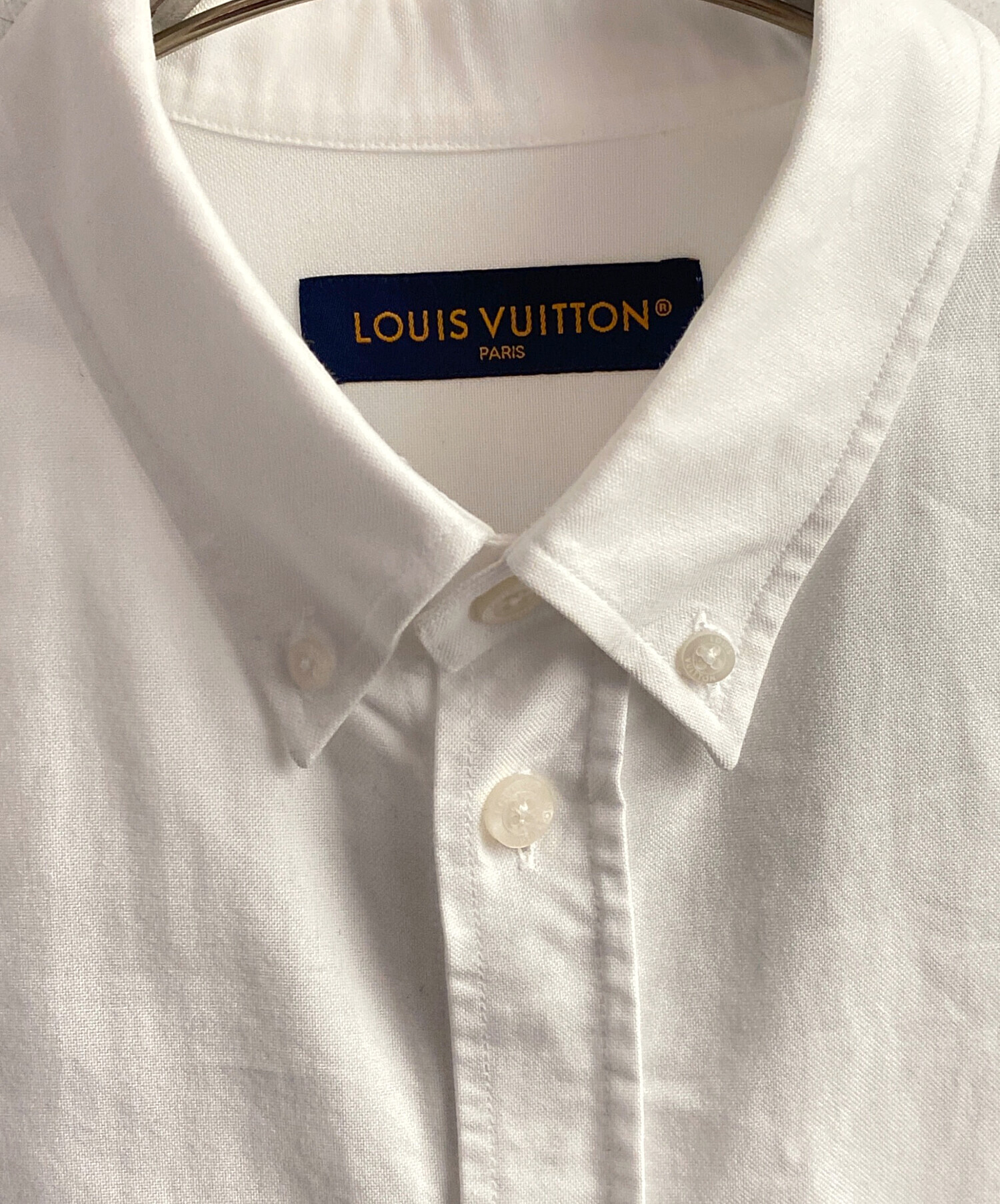ルイ・ヴィトン LOUIS VUITTON 衣料品 トップス コットン レディース ホワイト系 【中古】 中古・古着通販】LOUIS VUITTON (ルイ ヴィトン) エンベリッシュド