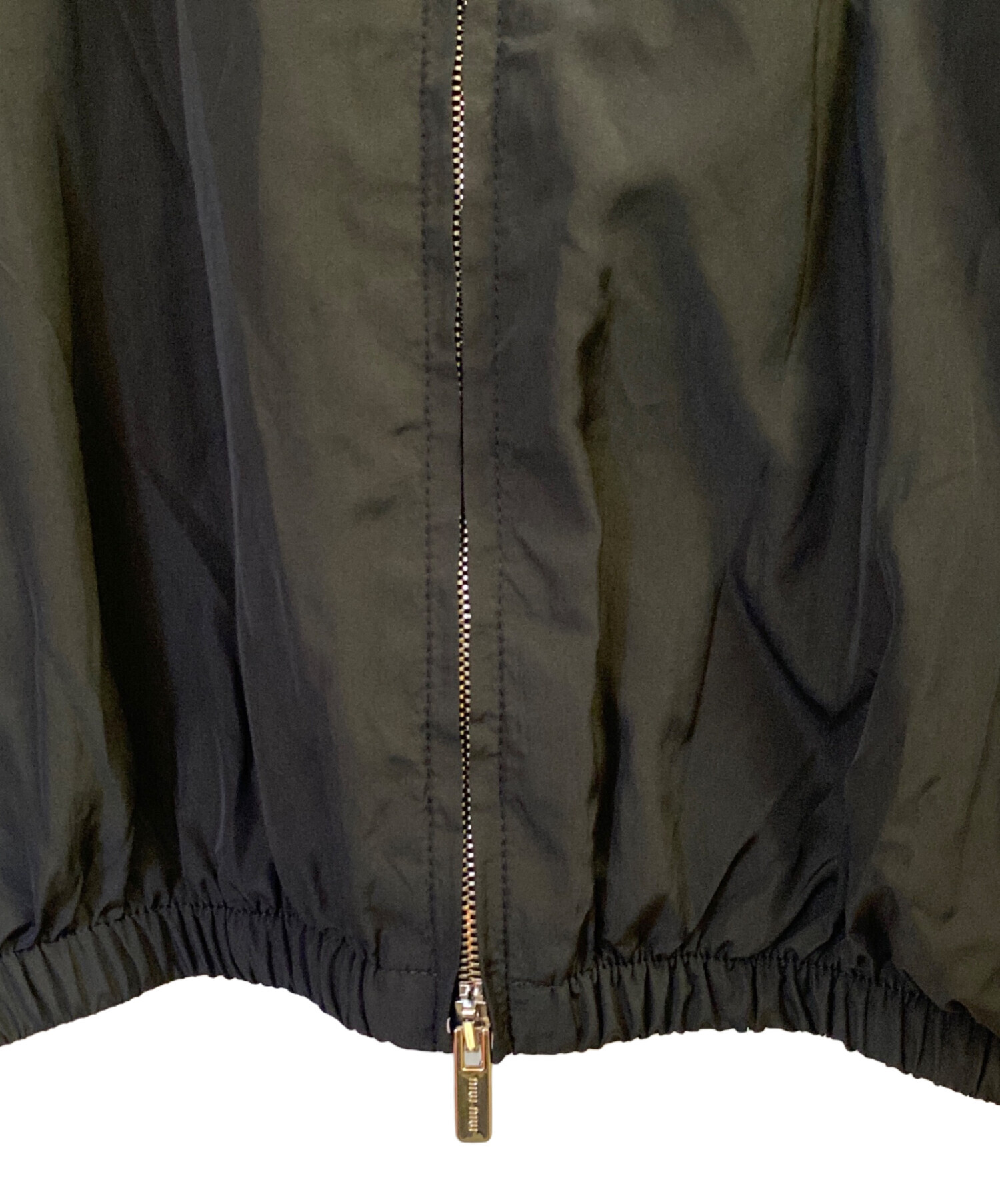 中古・古着通販】MIU MIU (ミュウミュウ) ジプアップブルゾン グレー