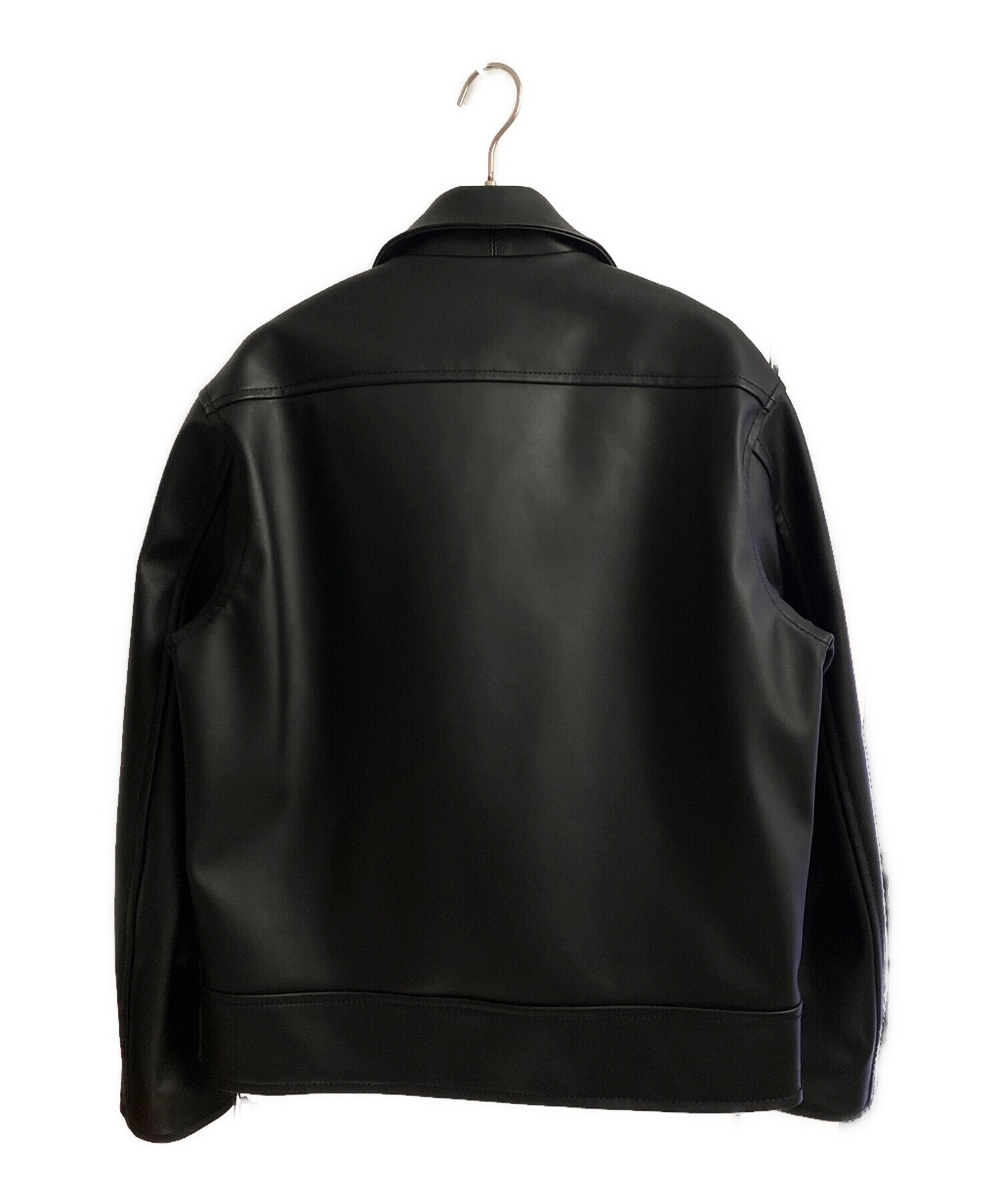 中古・古着通販】WTAPS (ダブルタップス) レザージャケット ブラック
