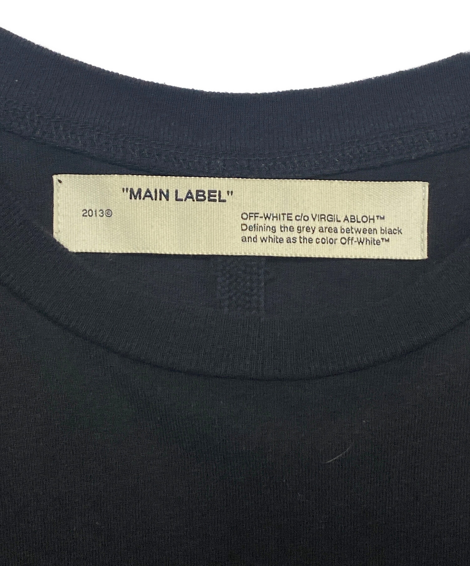 中古・古着通販】OFFWHITE (オフホワイト) トランプロゴTシャツ