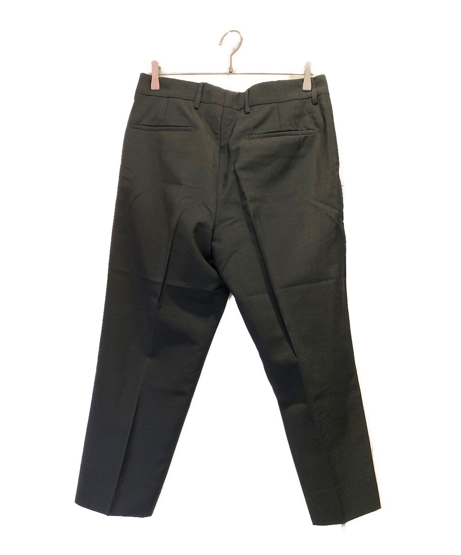 vintage PRADA ワークパンツ 中古・古着通販】PRADA (プラダ) ストレートパンツ ブラック サイズ:48