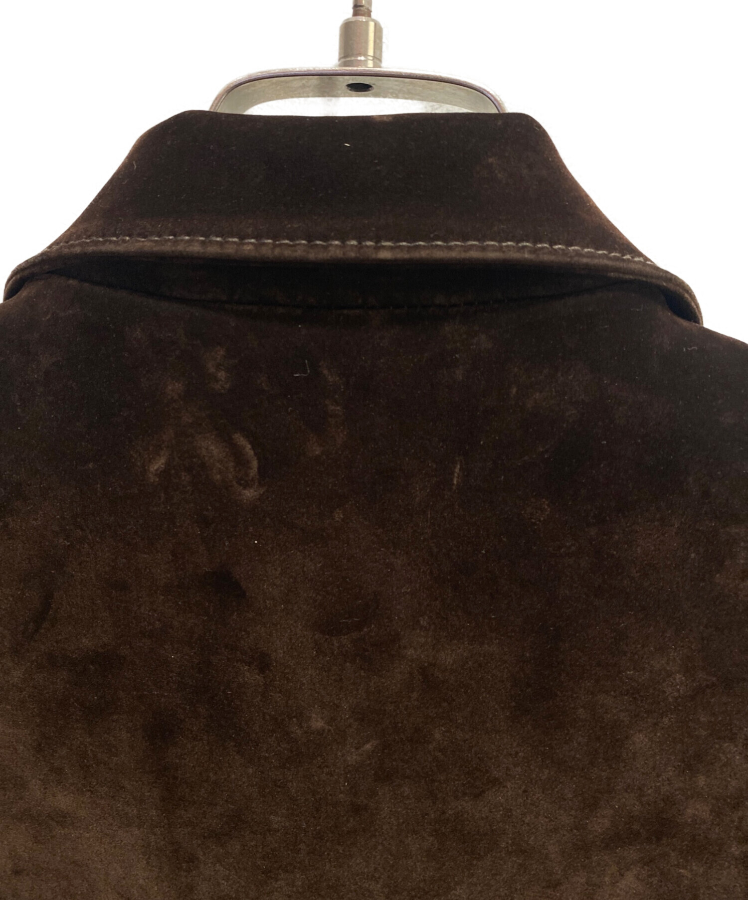 プラダ PRADA 新品未使用 ブラウン ベルベット ジャケット 中古・古着通販】PRADA (プラダ) コットンベルベットジャケット