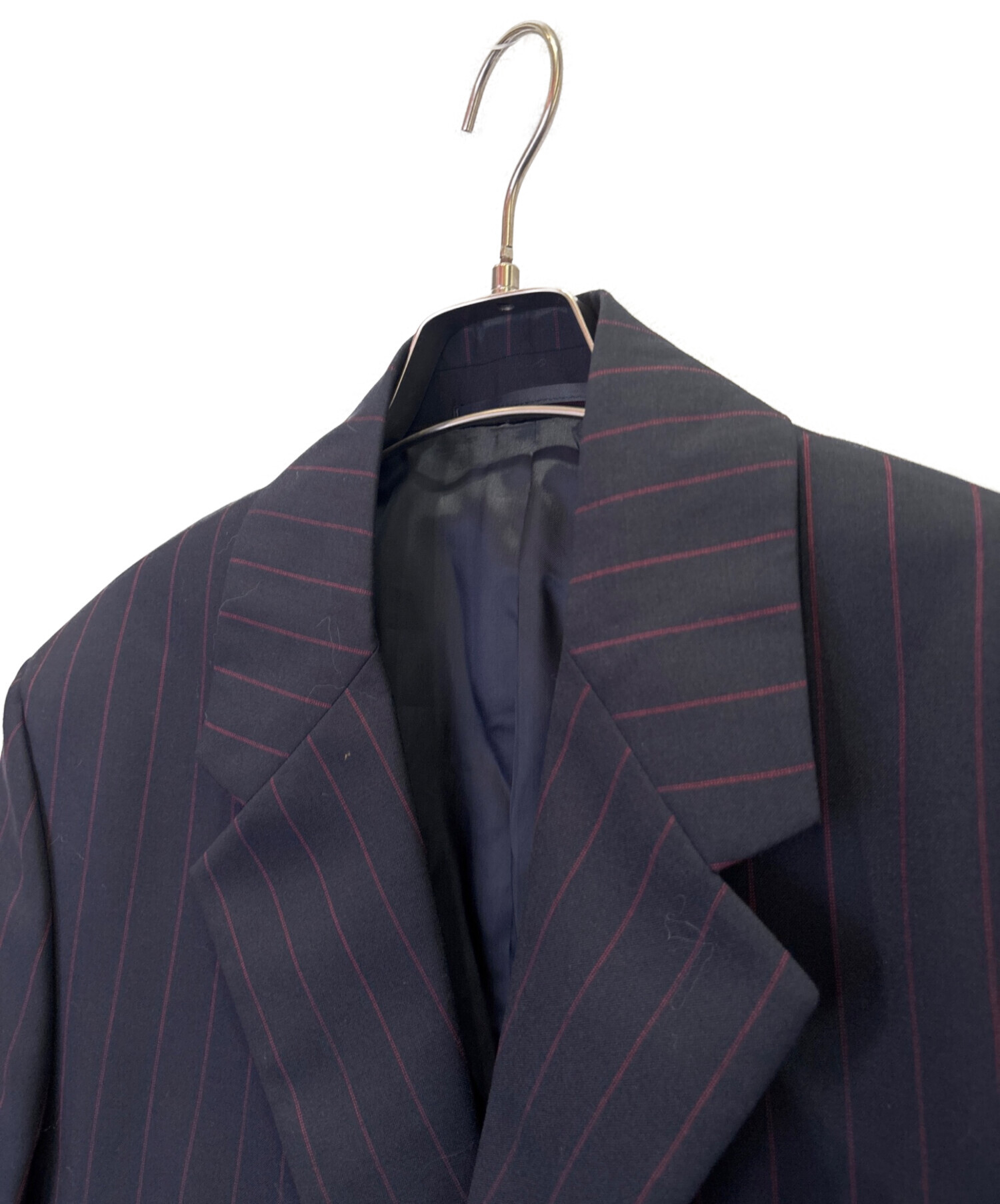 中古・古着通販】PRADA (プラダ) ストライプ テーラードジャケット