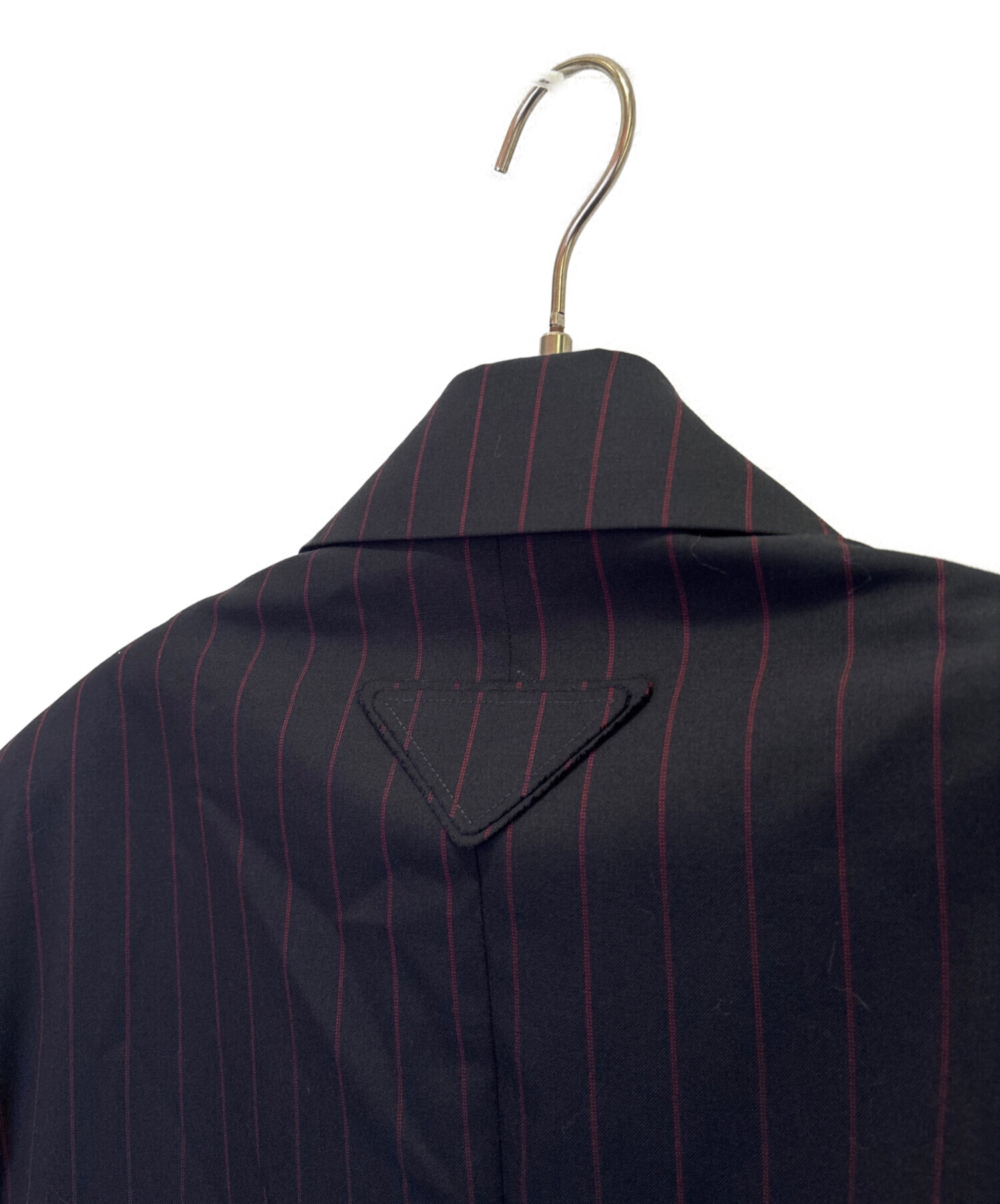 中古・古着通販】PRADA (プラダ) ストライプ テーラードジャケット