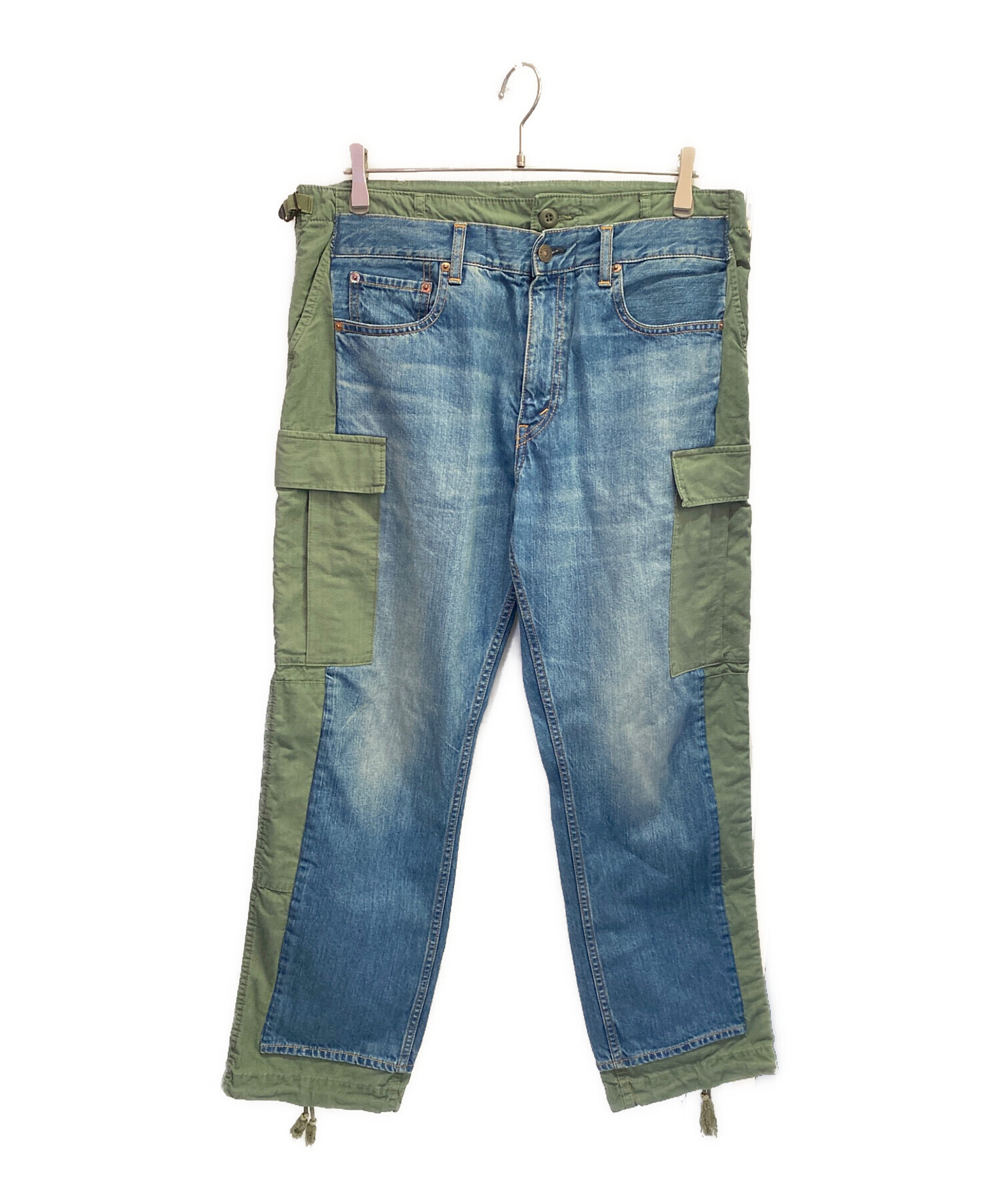 JUNYA WATANABE リーバイス　ブルー切り替えデニムパンツ L 中古・古着通販】LEVI'S (リーバイス) JUNYA WATANABE MAN (ジュンヤ
