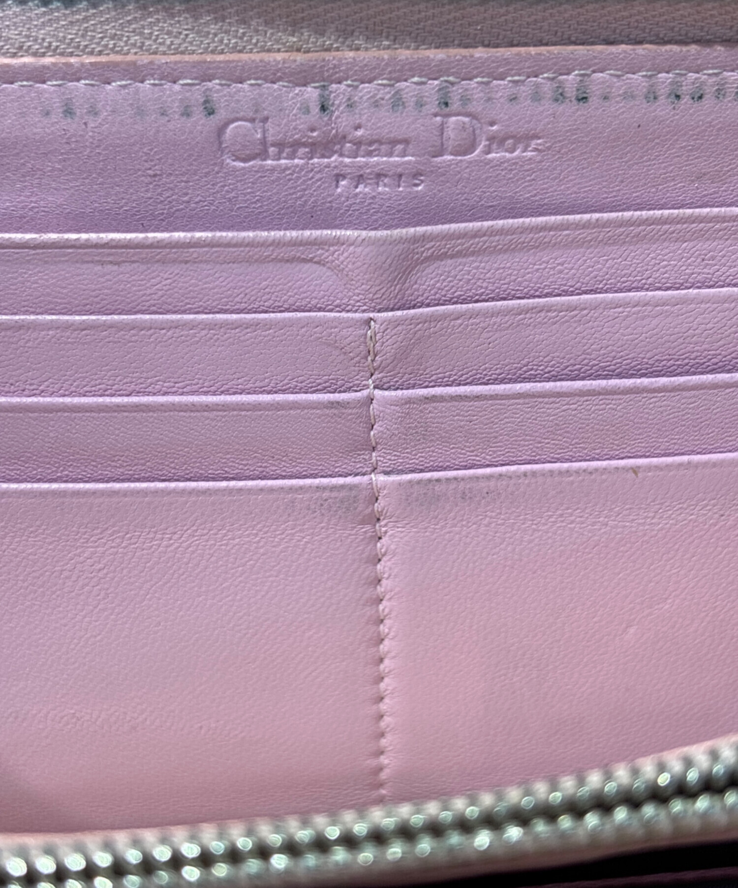DIOR ピンク　財布　中古品 中古・古着通販】Christian Dior (クリスチャン ディオール) ラウンド