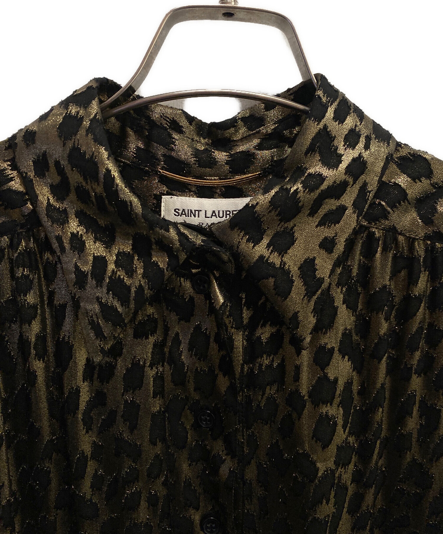 中古・古着通販】Saint Laurent Paris Black and metallic gold