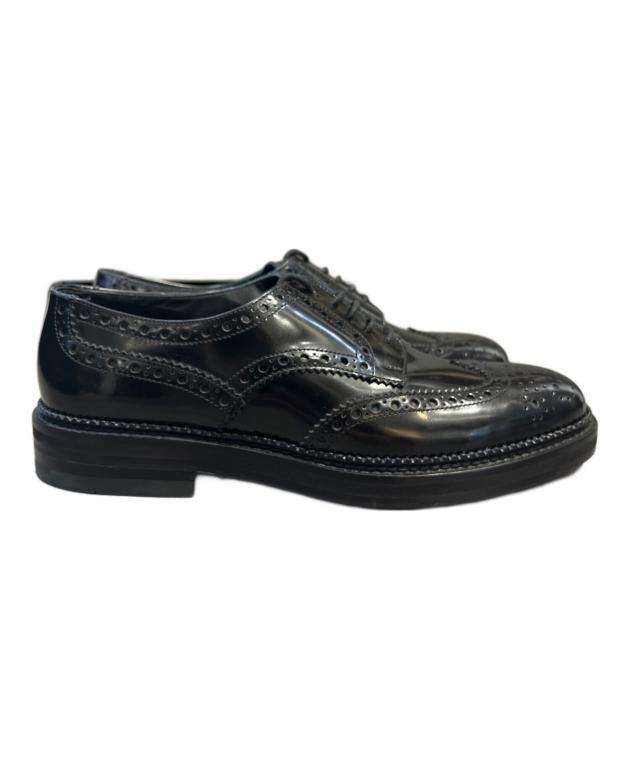 即日発送　archiveEmporio Armani ダービーシューズスタッズ 中古・古着通販】EMPORIO ARMANI (エンポリオ アルマーニ) ファー付