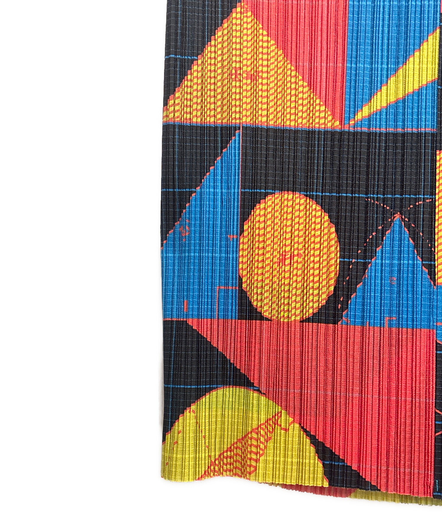 中古・古着通販】PLEATS PLEASE (プリーツプリーズ) 幾何学模様 変形