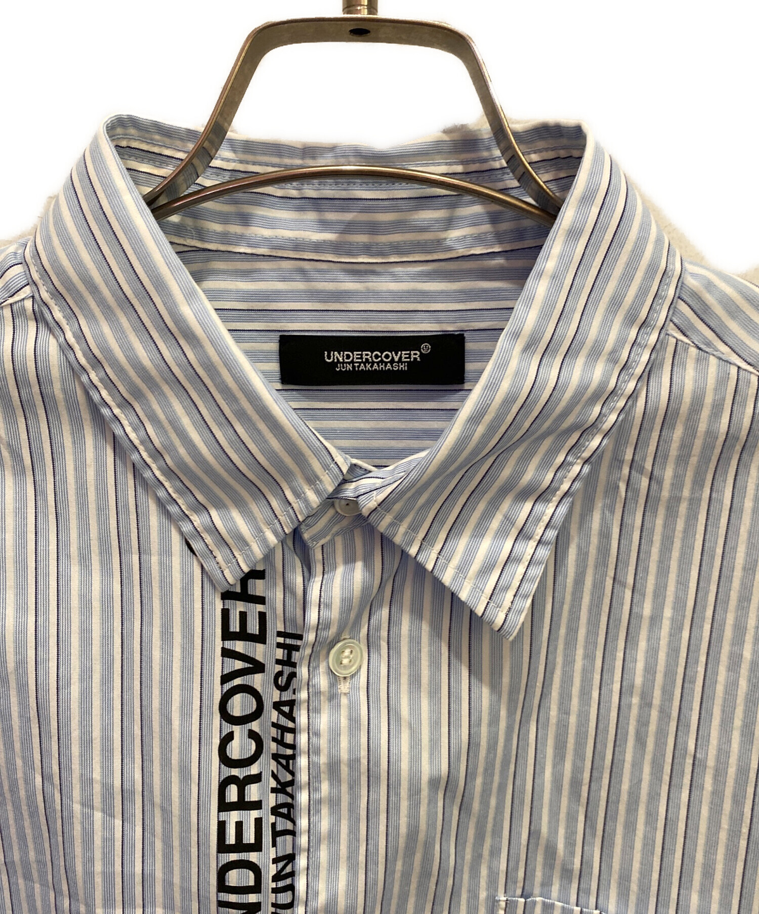 アンダーカバー ストライプシャツ サイズ2 中古・古着通販】UNDERCOVER (アンダーカバー) コットンストライプ