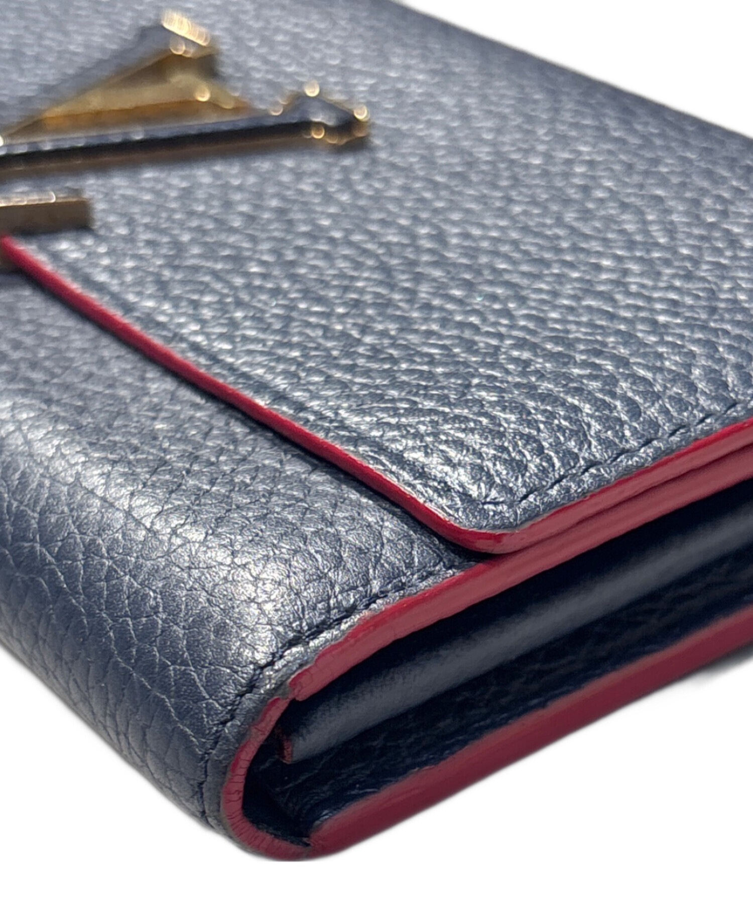 ルイヴィトン ポルトフォイユ カプシーヌ マリーヌルージュ 長財布 C456 中古・古着通販】LOUIS VUITTON (ルイ ヴィトン) Portefeuille