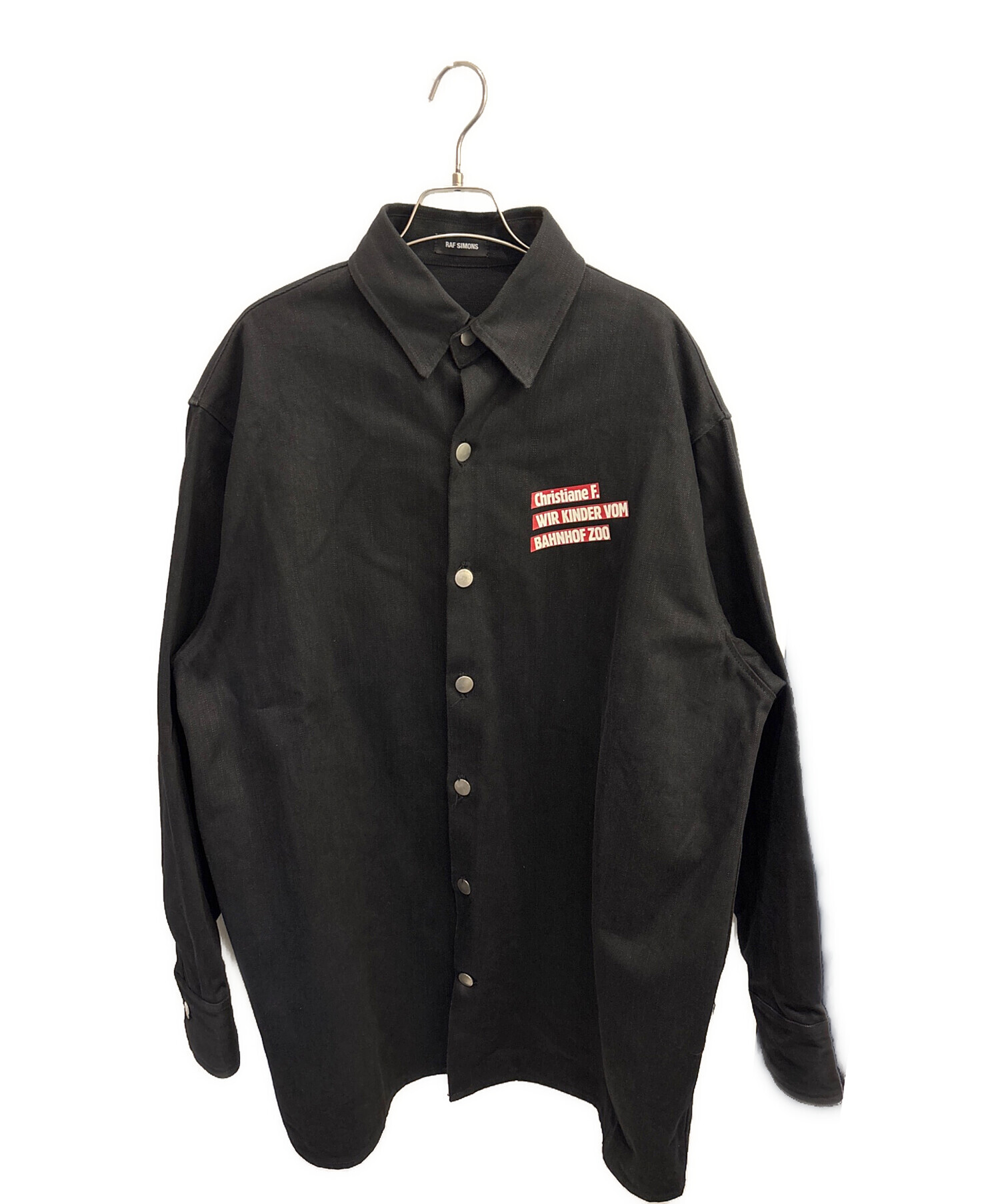 raf simons 19aw デニムフィットシャツジャケット 中古・古着通販】RAF SIMONS (ラフシモンズ) DENIM EASY FIT SHIRT