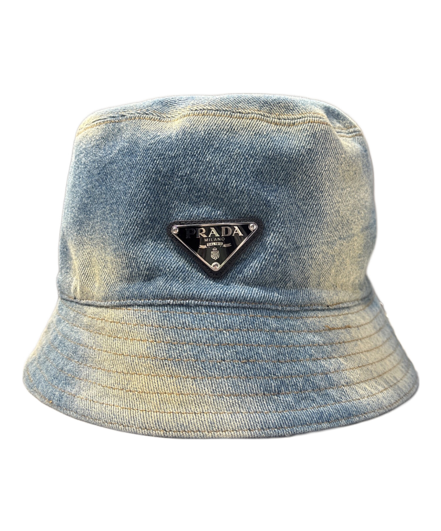 【新品未使用】プラダ スピードロック Re-Nylon バケットハット Lサイズ 中古・古着通販】PRADA (プラダ) Re-Nylon バケットハット インディゴ