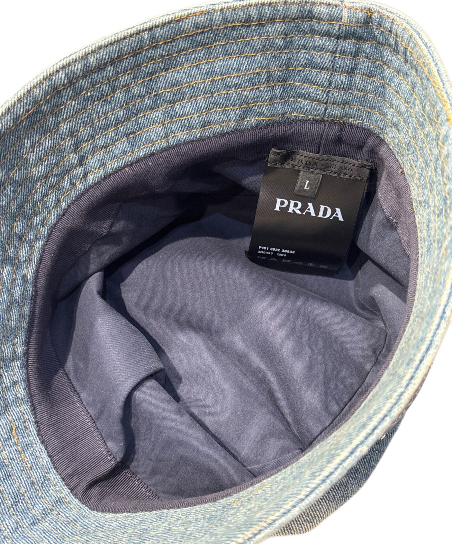 中古・古着通販】PRADA (プラダ) Re-Nylon バケットハット インディゴ