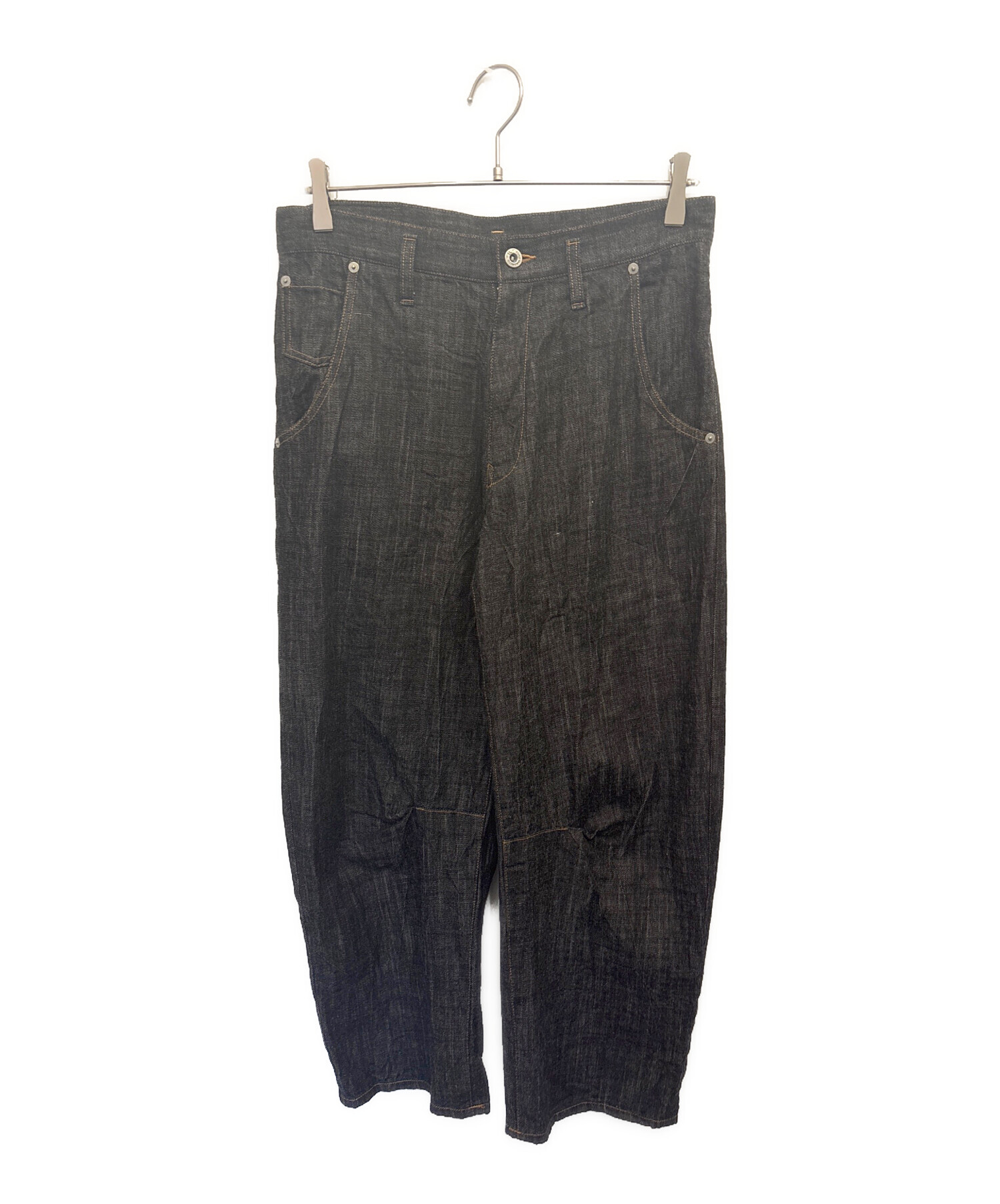 フー様① 中古・古着通販】Y's (ワイズ) 8OZ DENIM WIDE PANTS グレー サイズ:1