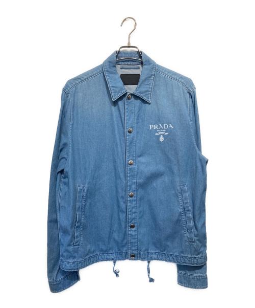 中古・古着通販】PRADA (プラダ) デニムシャツ ブルー サイズ:48