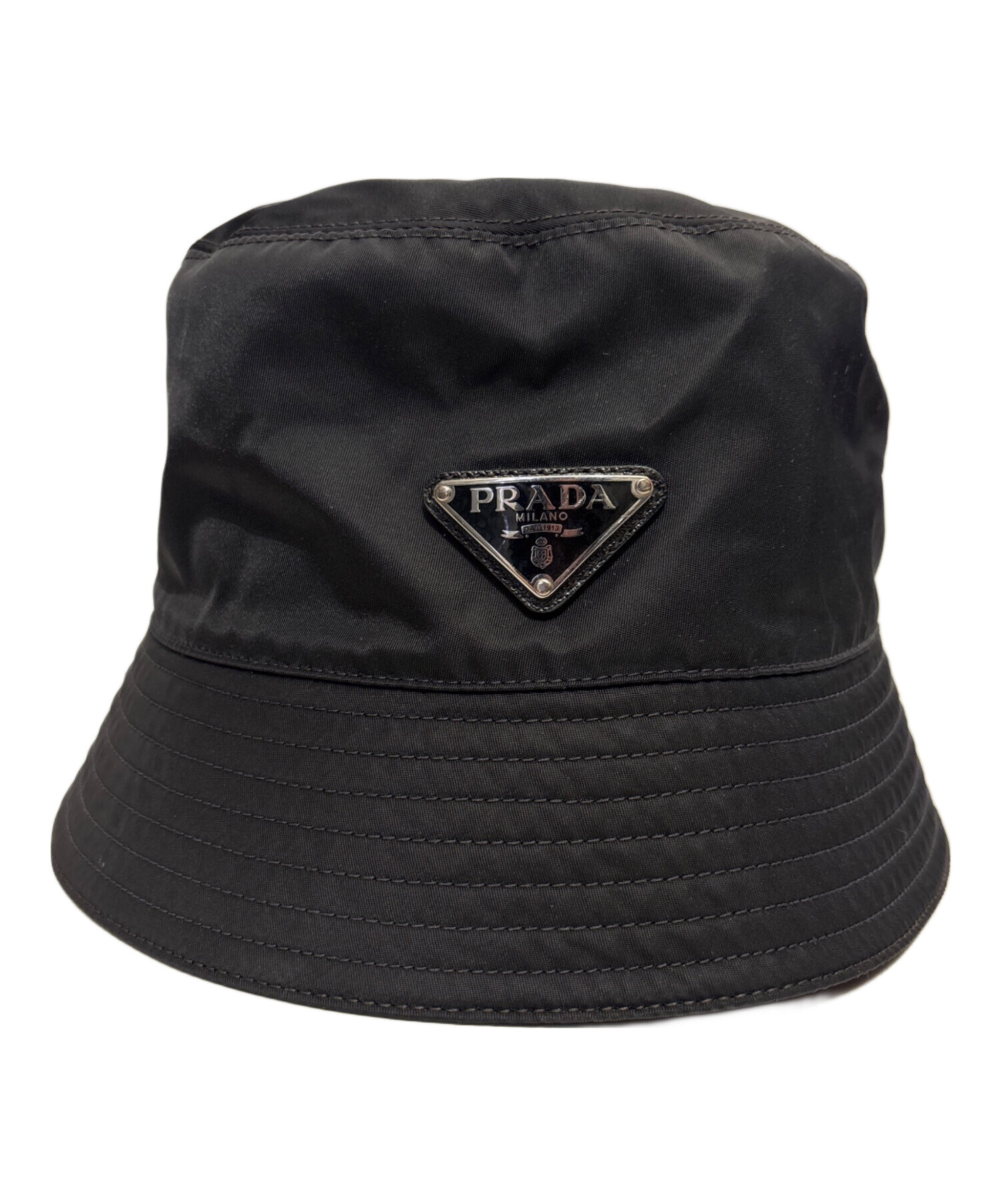 中古・古着通販】PRADA (プラダ) Re-Nylon バケットハット ブラック