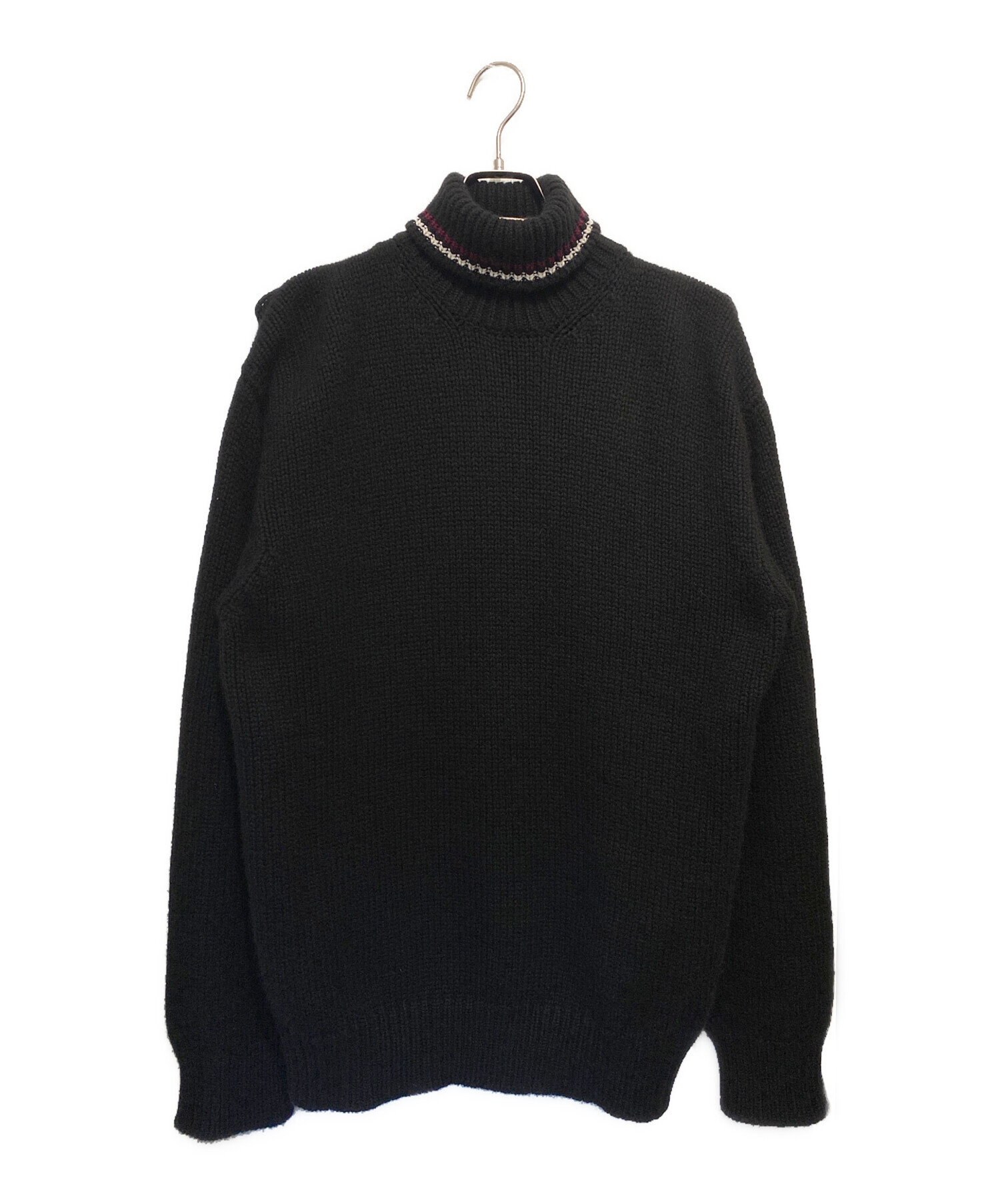 中古・古着通販】PRADA (プラダ) カシミヤハイネックニット ブラック