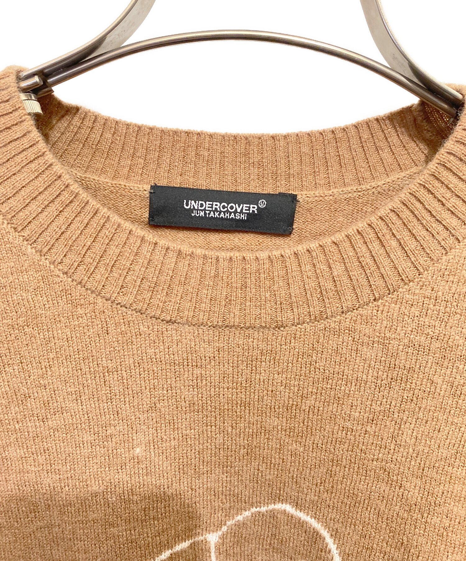 UNDERCOVERISM アンダーカバーイズム ウールニット 2 心臓モチーフ 中古・古着通販】UNDERCOVER (アンダーカバー) ウールクルーネック