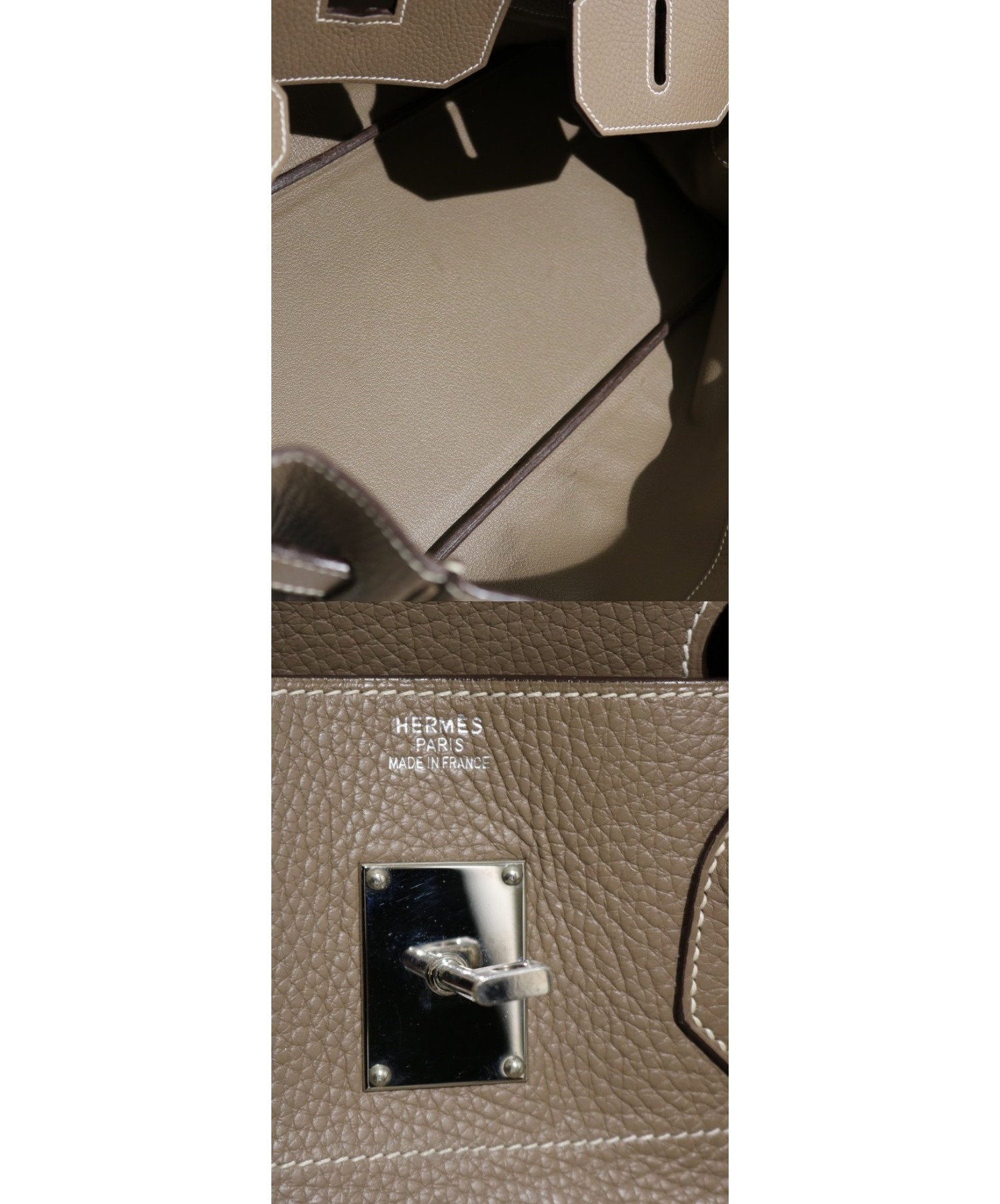 中古・古着通販】HERMES (エルメス) ショルダーバーキン エトゥープ 