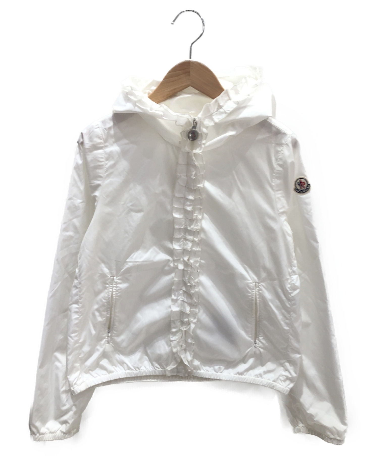 中古・古着通販】MONCLER (モンクレール) フリルナイロンパーカー