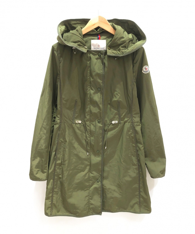 中古・古着通販】MONCLER (モンクレール) ナイロンコート カーキ