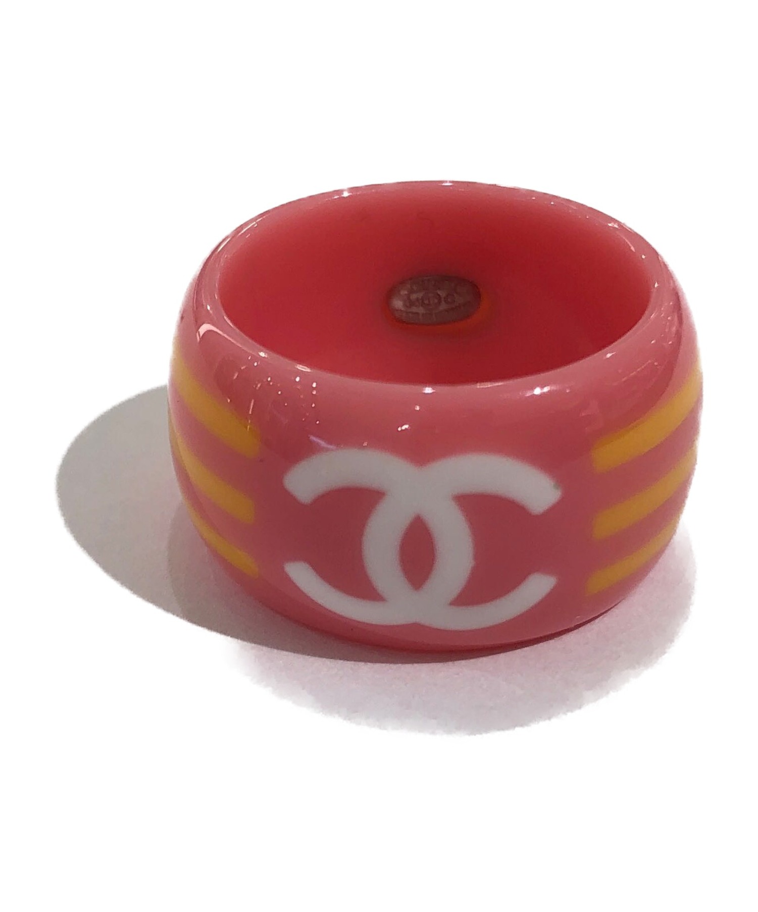 中古・古着通販】CHANEL (シャネル) ココマークリング ピンク サイズ 