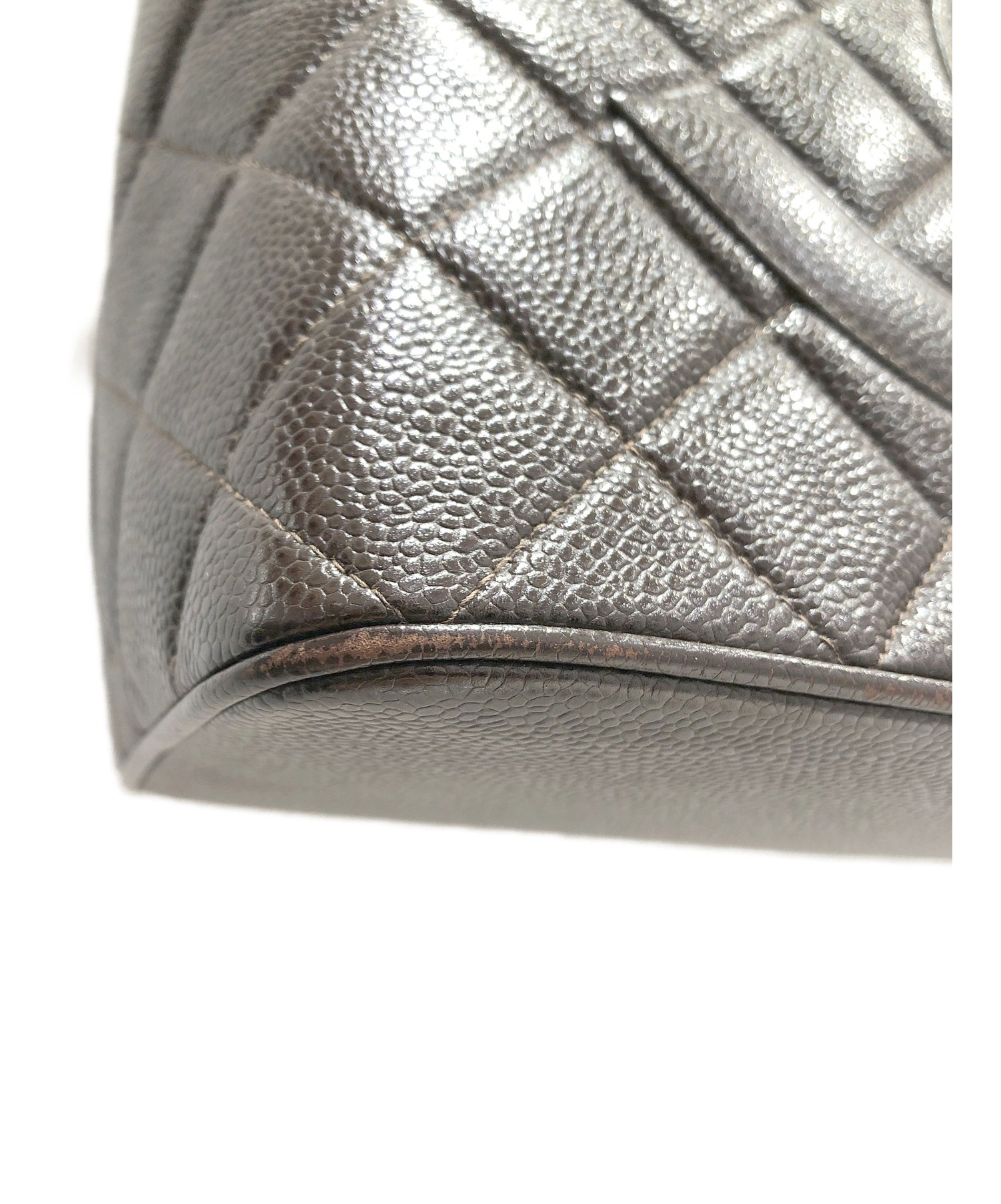 中古・古着通販】CHANEL (シャネル) 復刻トートバッグ ブラウン サイズ