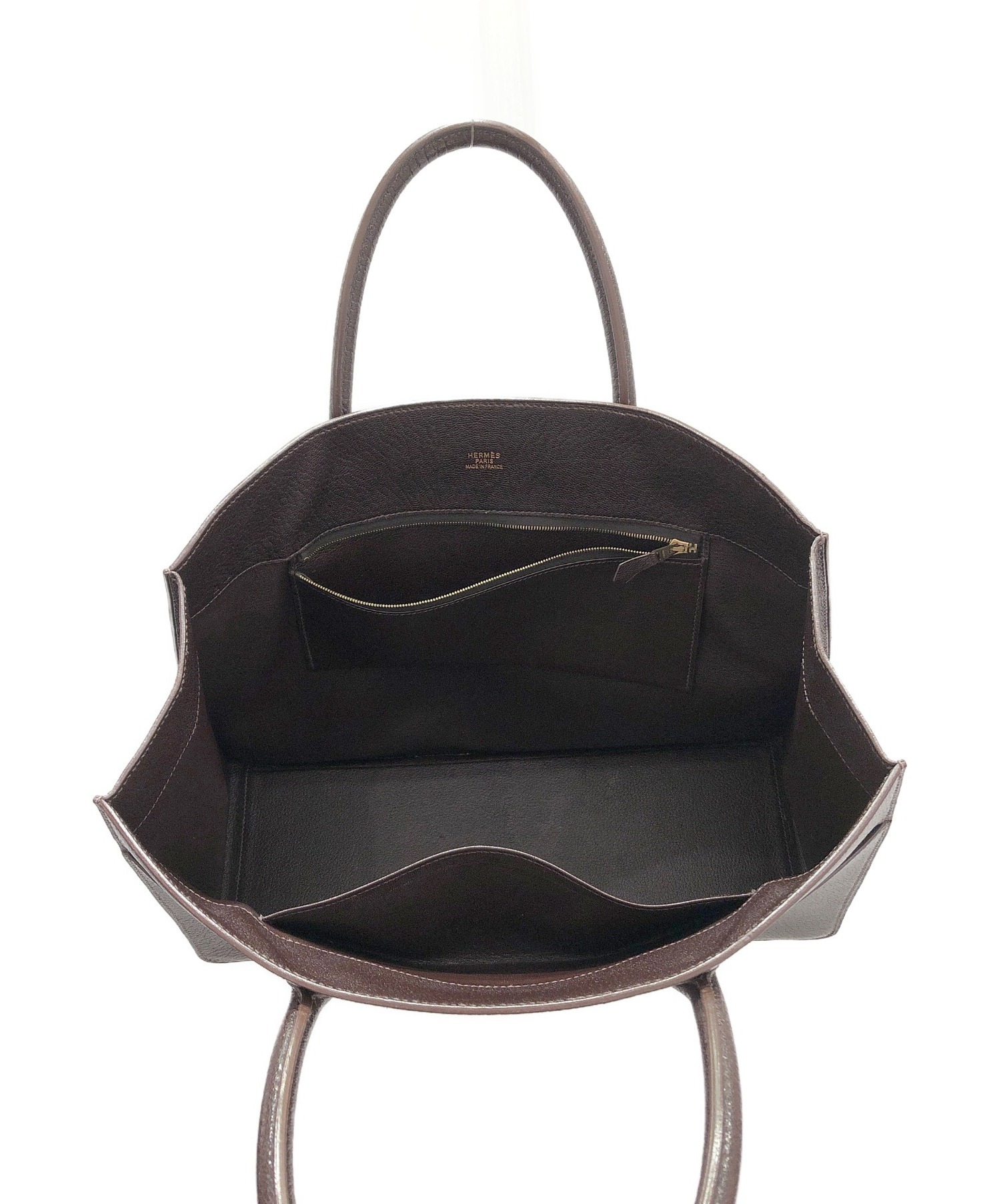 中古・古着通販】HERMES (エルメス) ホワイトバスGM ダークブラウン