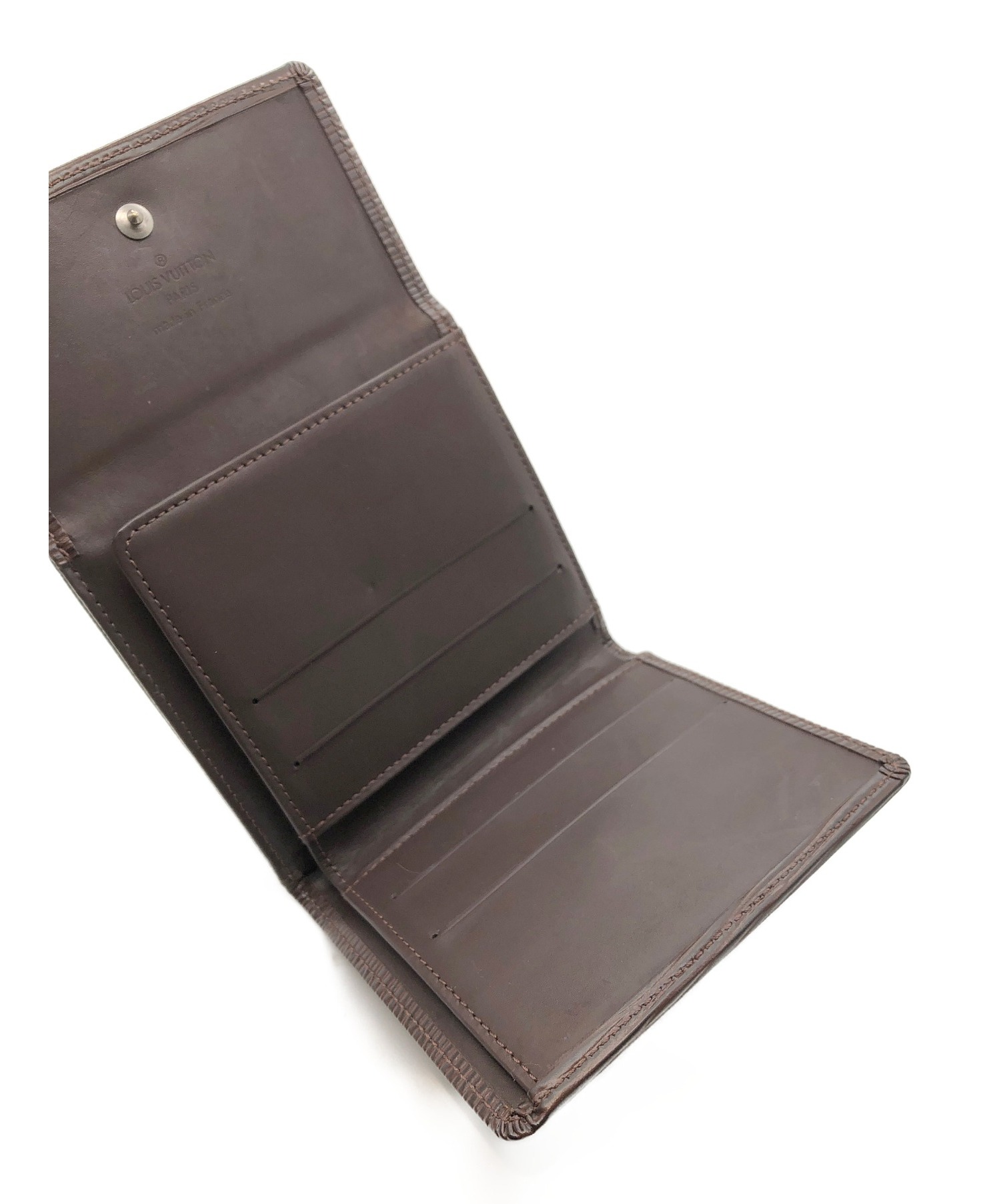 ルイ・ヴィトン(Louis Vuitton) 財布 エピ モカ 中古・古着通販】LOUIS VUITTON (ルイヴィトン) 3つ折り財布 ブラウン