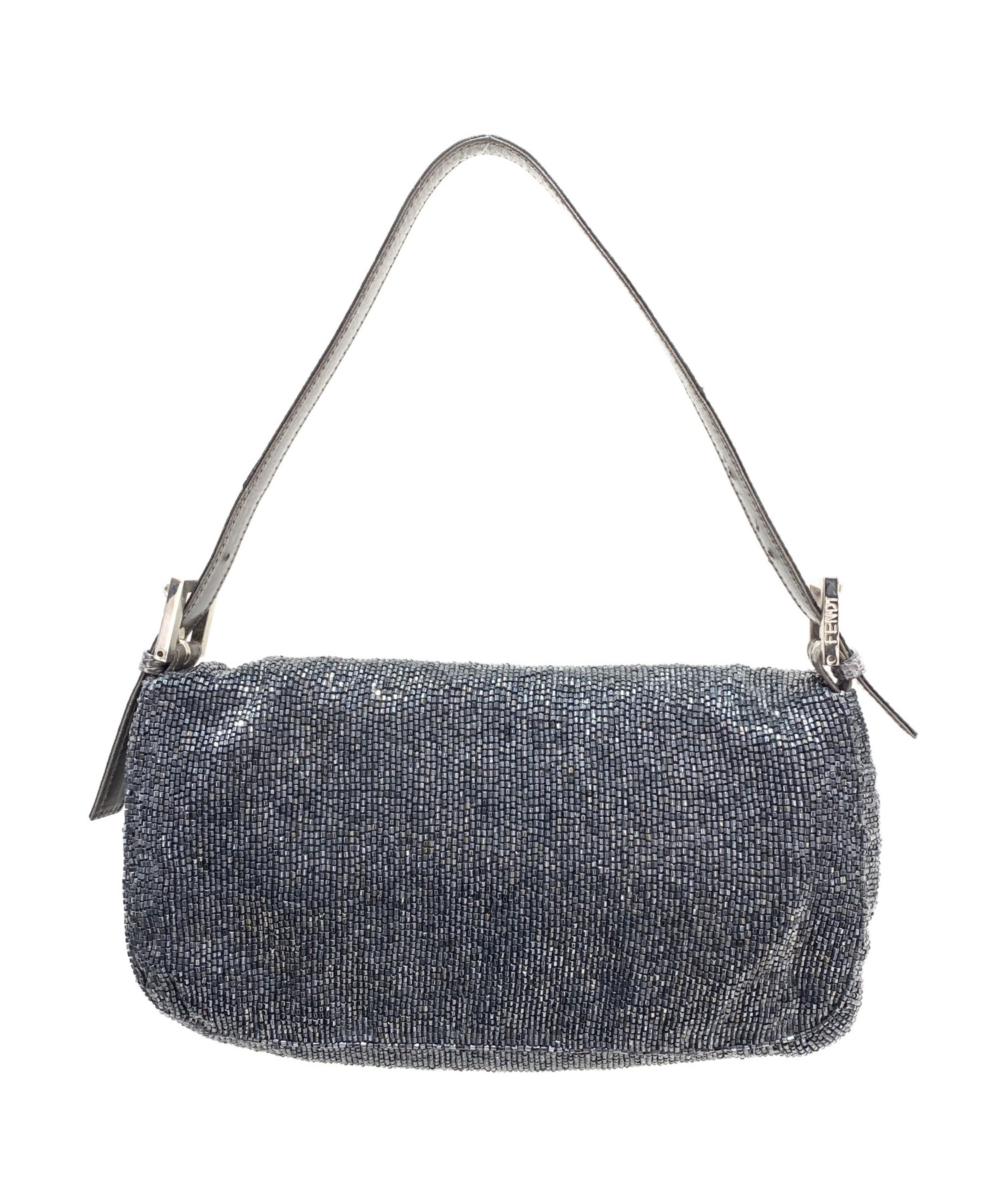 中古・古着通販】FENDI (フェンディ) ビーズマンマバッグ ブラック