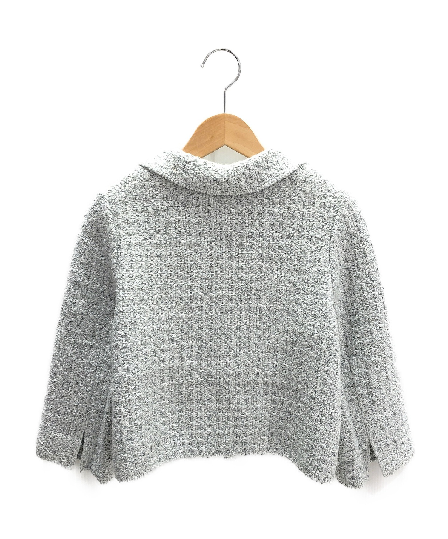 中古・古着通販】FOXEY (フォクシー) ツイードジャケット ミント