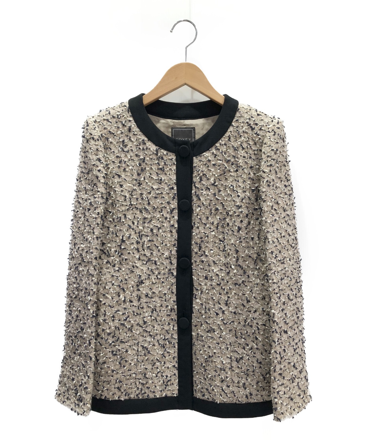 フォクシー ツイードスーツ　セットアップ 中古・古着通販】FOXEY (フォクシー) ツイードセットアップスーツ